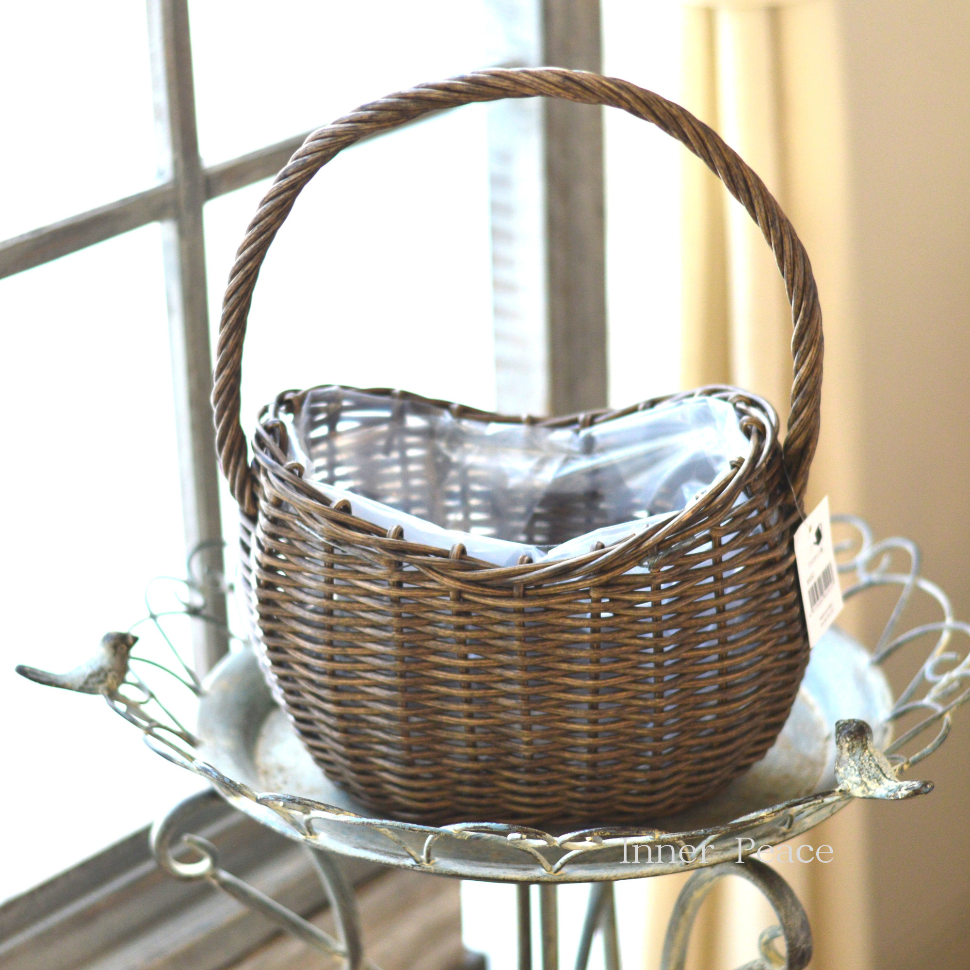 【友膳】 ユニカーブバスケット 『ダークグレー』 (KH352)