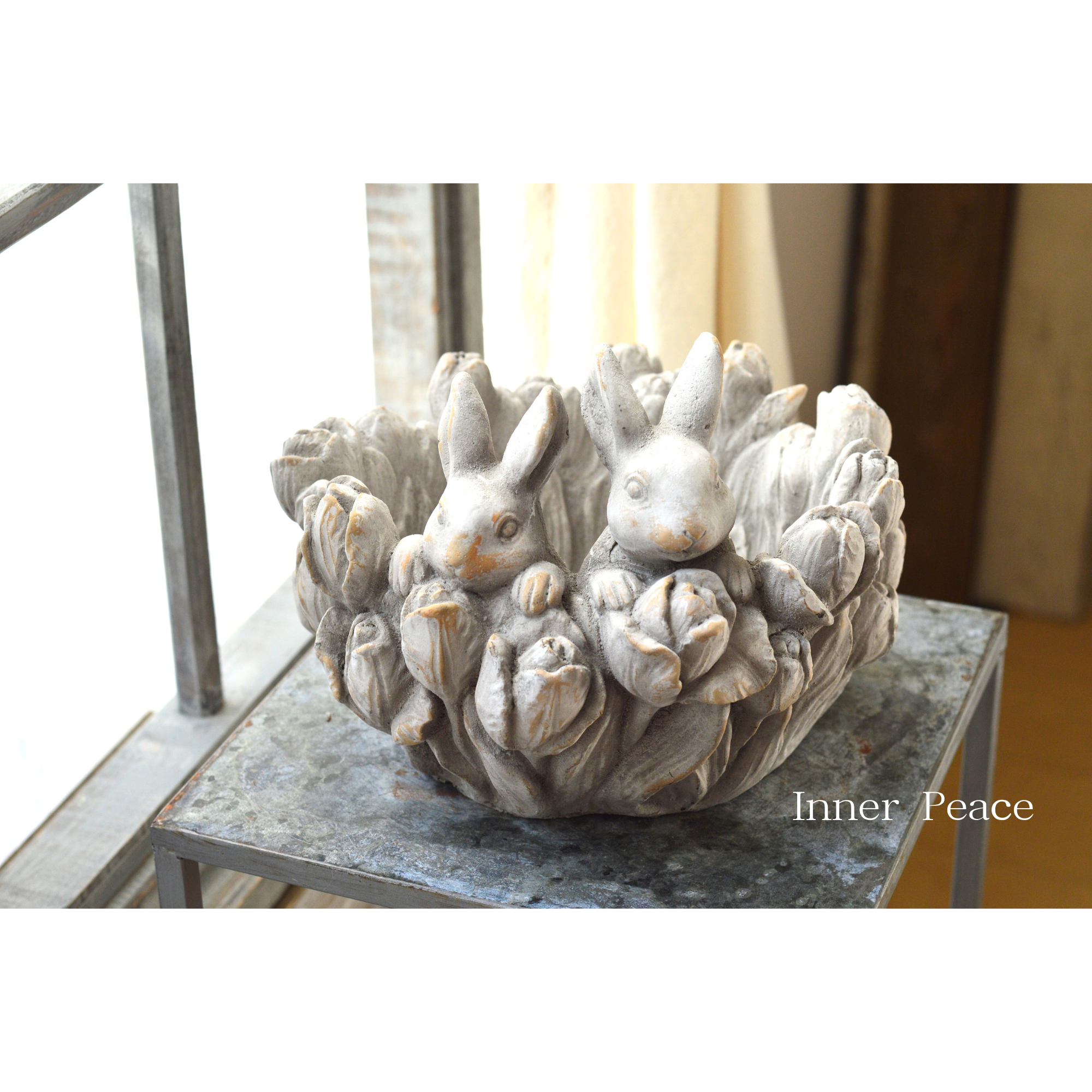 【MURATAYA】 ラビットフラワープランター 『L』 (No.1726)