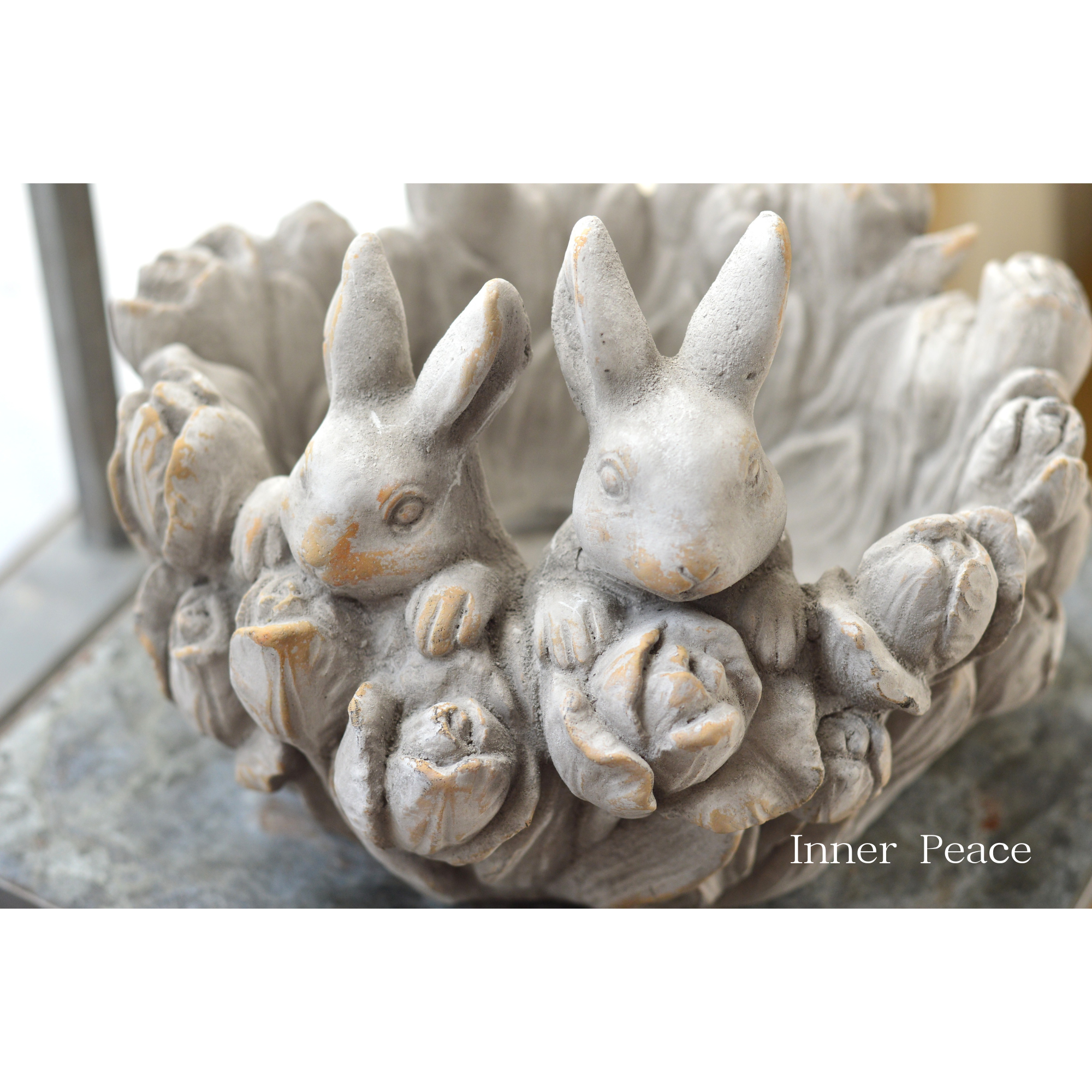 【MURATAYA】 ラビットフラワープランター 『L』 (No.1726)