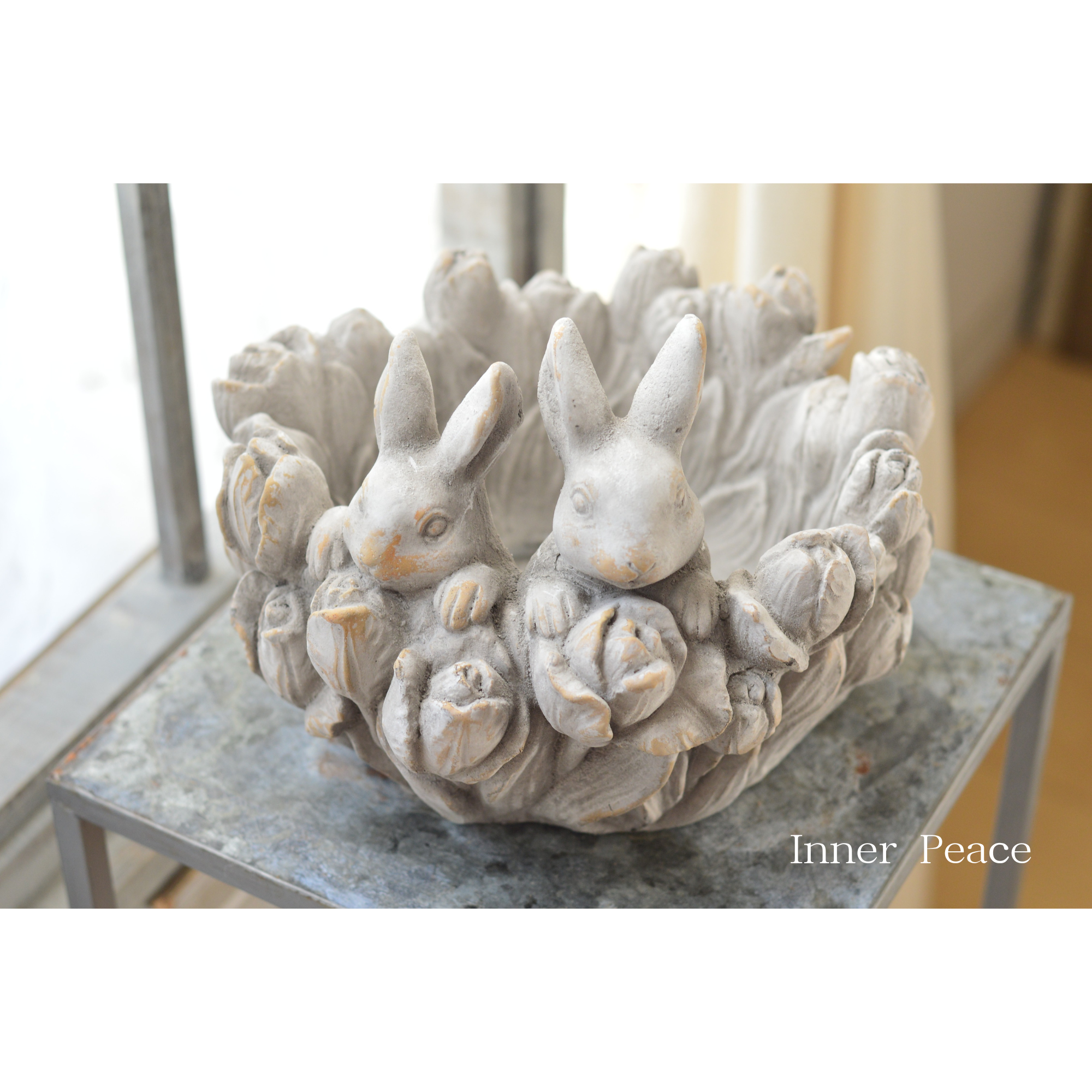 【MURATAYA】 ラビットフラワープランター 『L』 (No.1726)