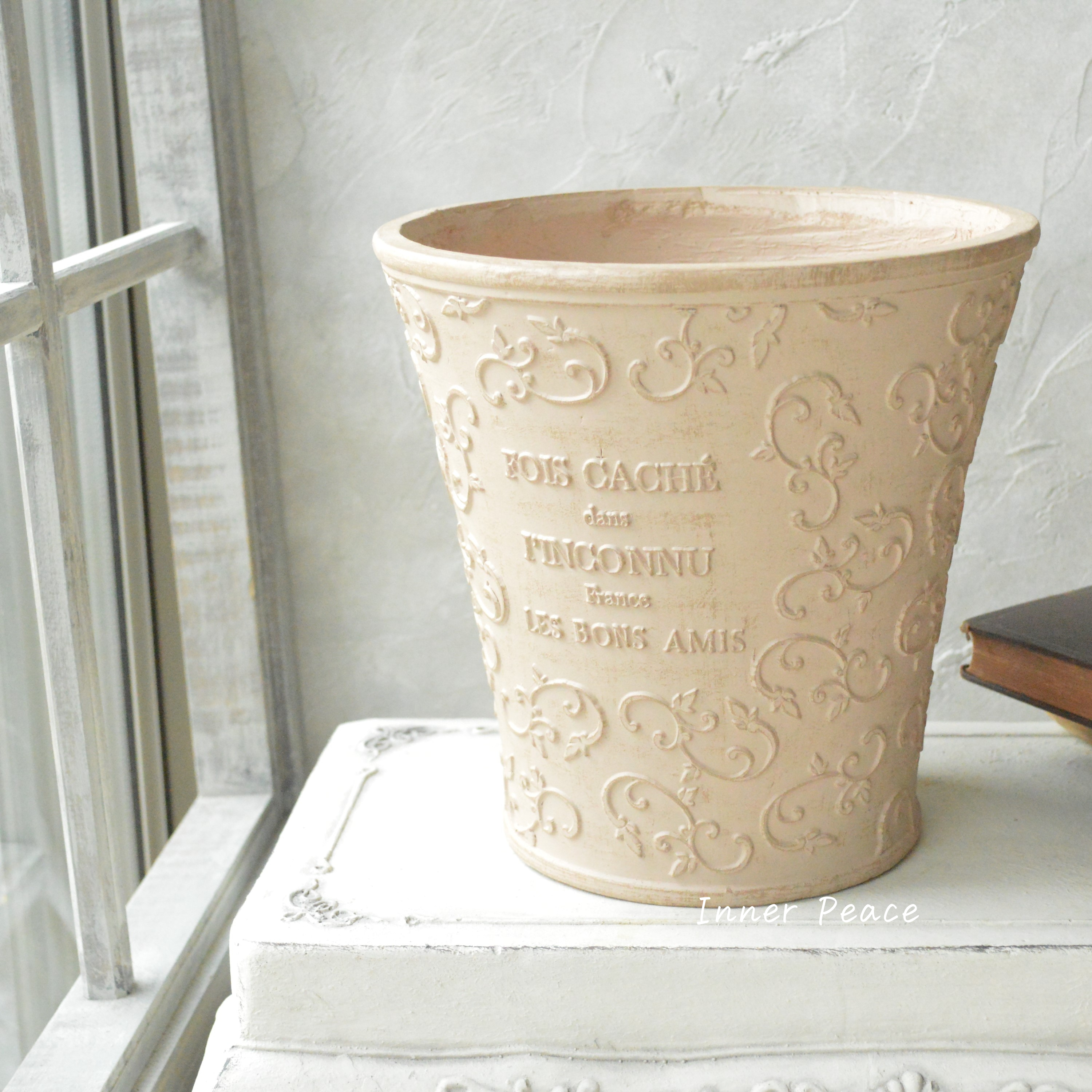 【友膳】 ホワキャシポット S ベージュ