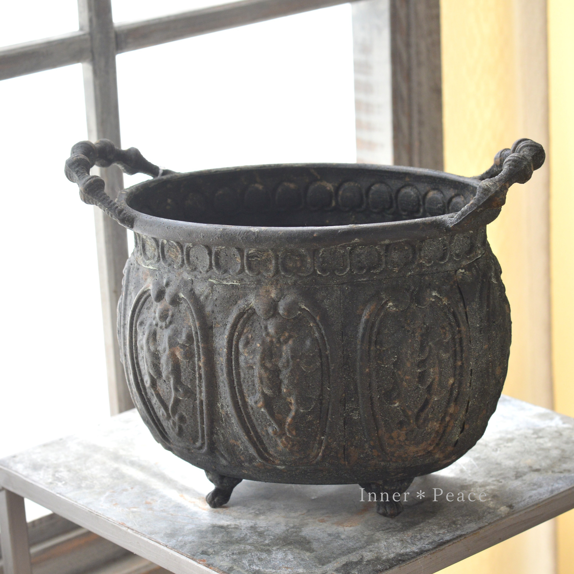 【友膳】 アンティクデコレオーバル 『S・ダークグレー』 (UF575)