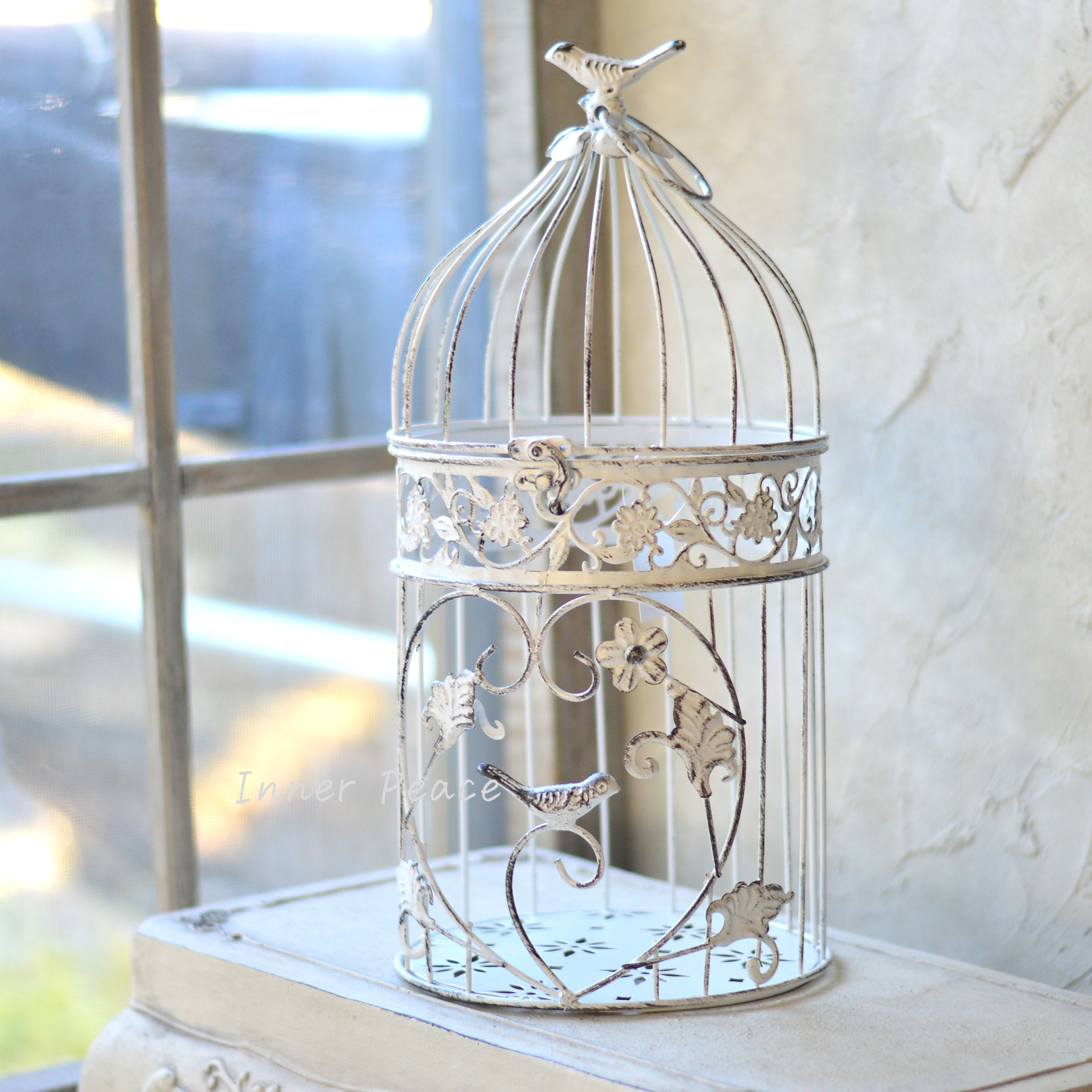 【大同クラフト】 アンティークバードケージ 『M・ホワイト』