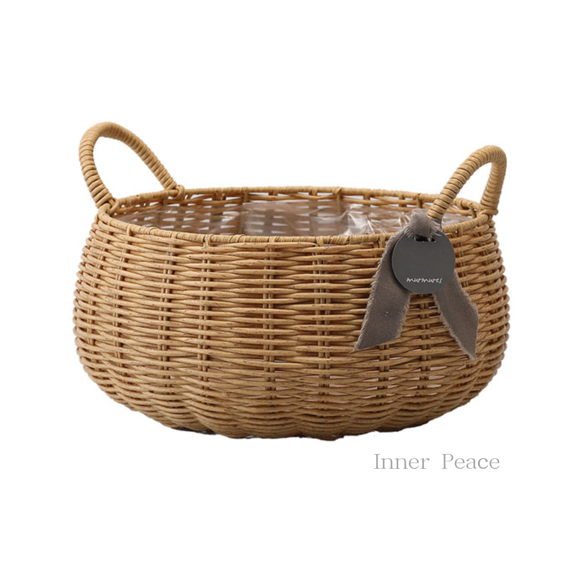 【ミュールミル】 ジェミニバスケット 『ロウ・ナチュラル』 L (CV-004LNa)