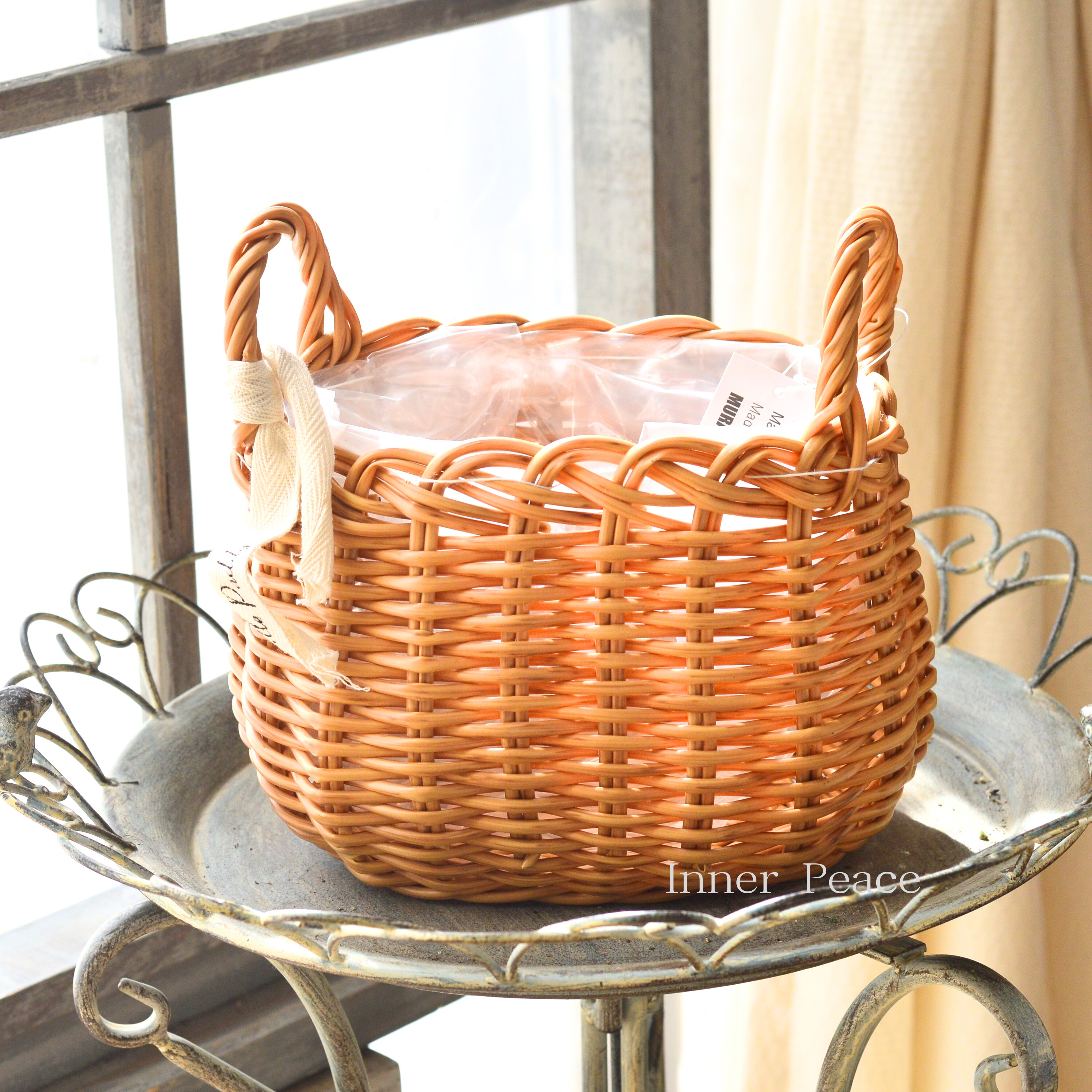 【MURATAYA】 PPラタン オーバル 『ナチュラル・S』 (No.3240)