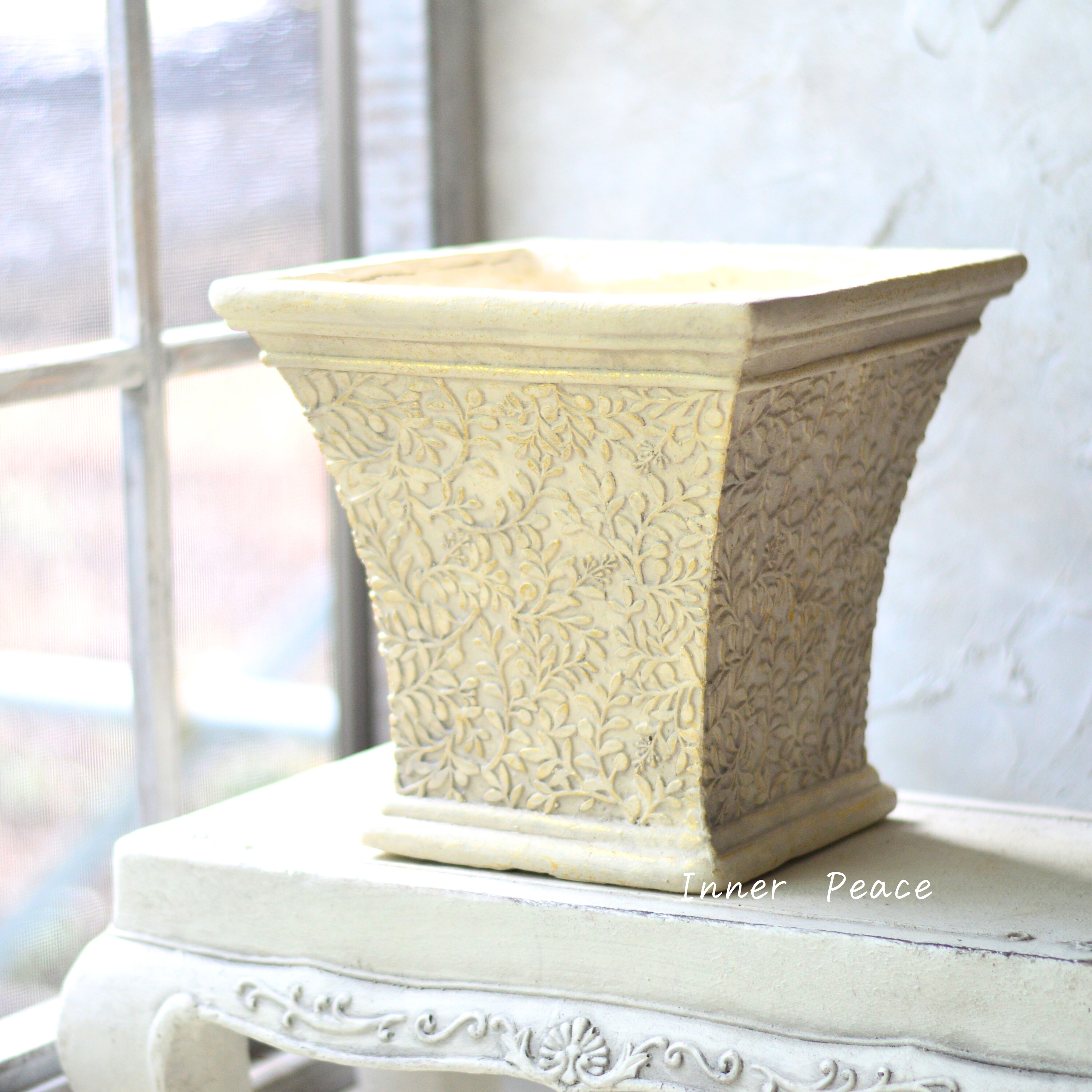 【CARNAC】 オリーブスクエア 『アイボリー』 (GFB397IV)