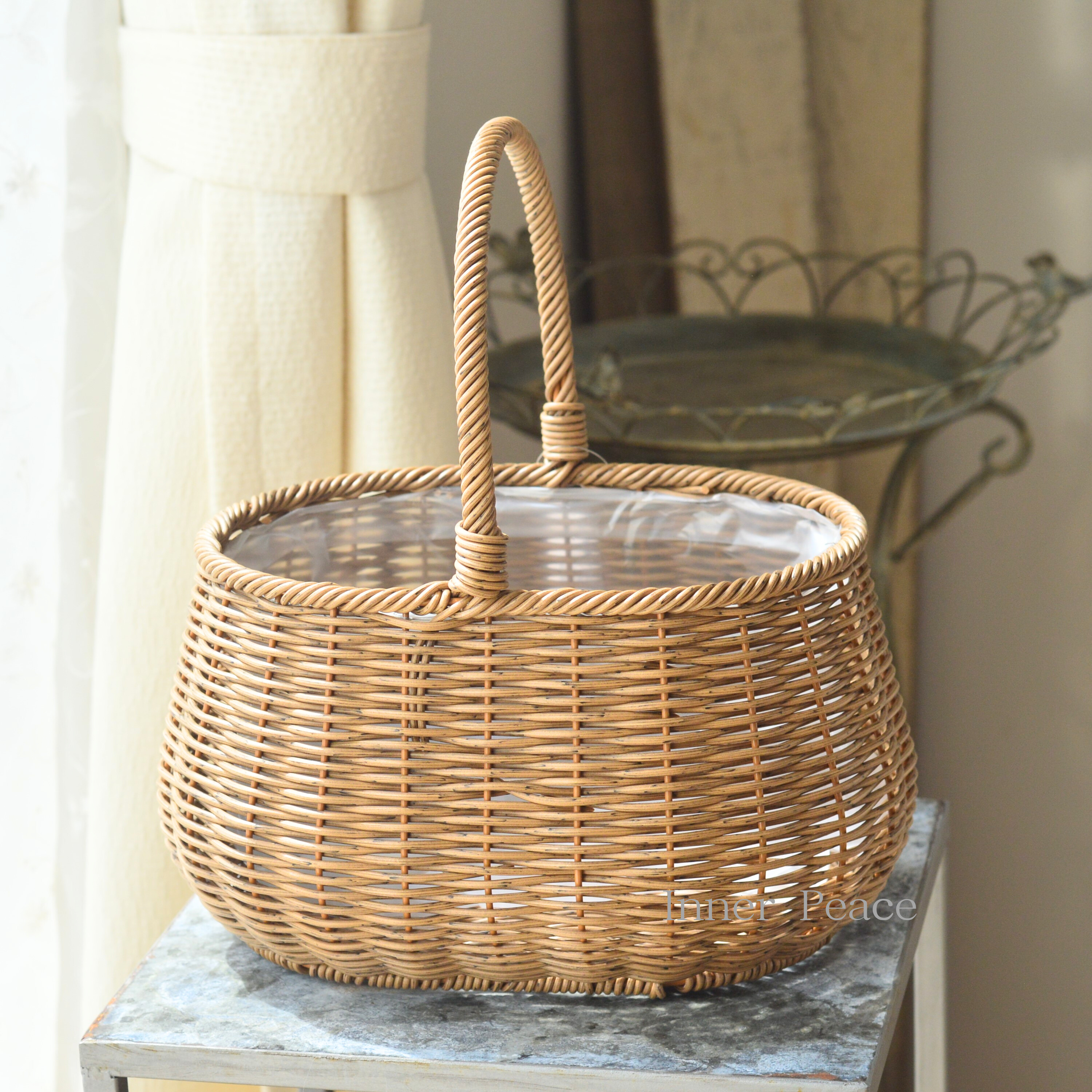 【友膳】 ガンセトバスケット 『M・ブラウン』 (KM625)