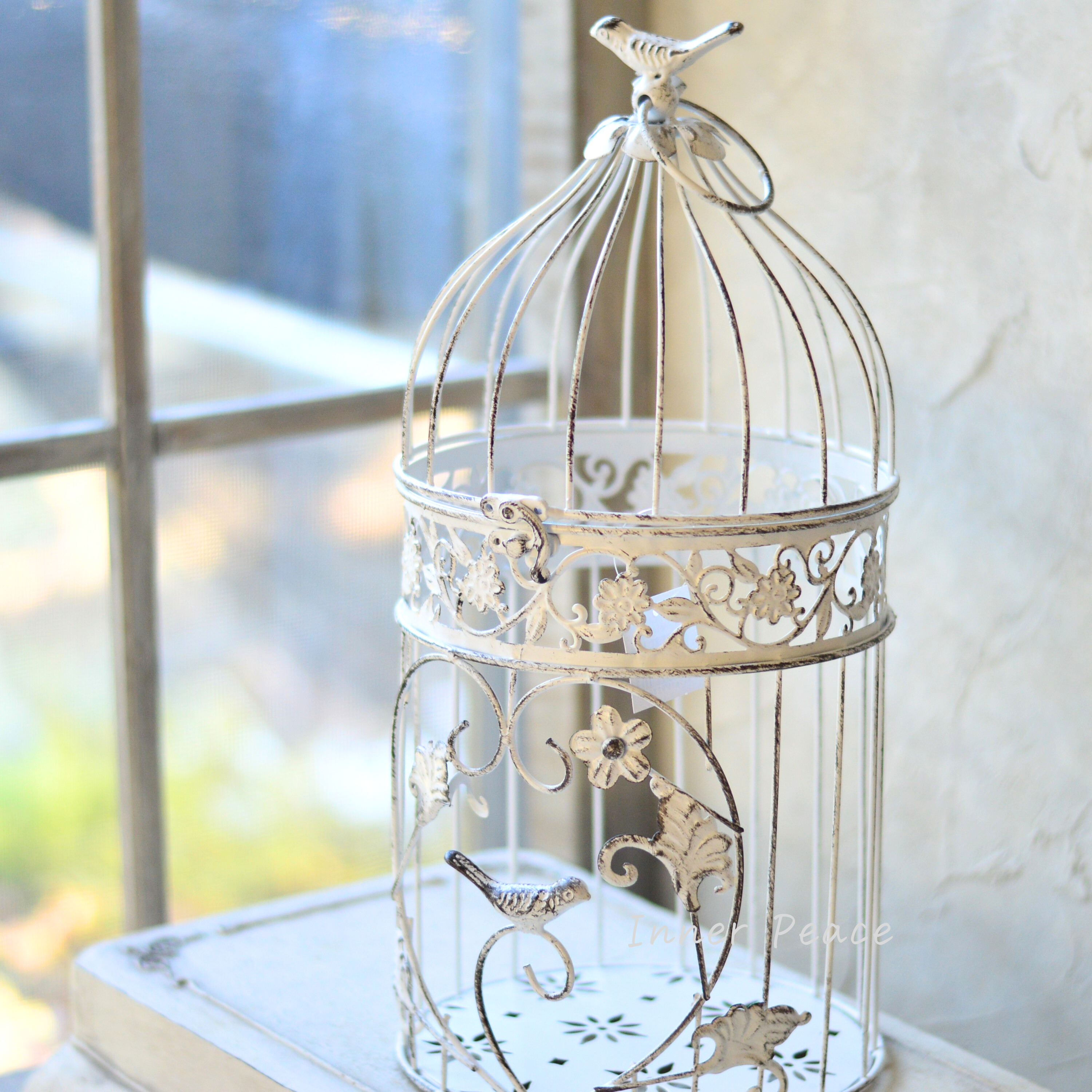 【大同クラフト】 アンティークバードケージ 『M・ホワイト』