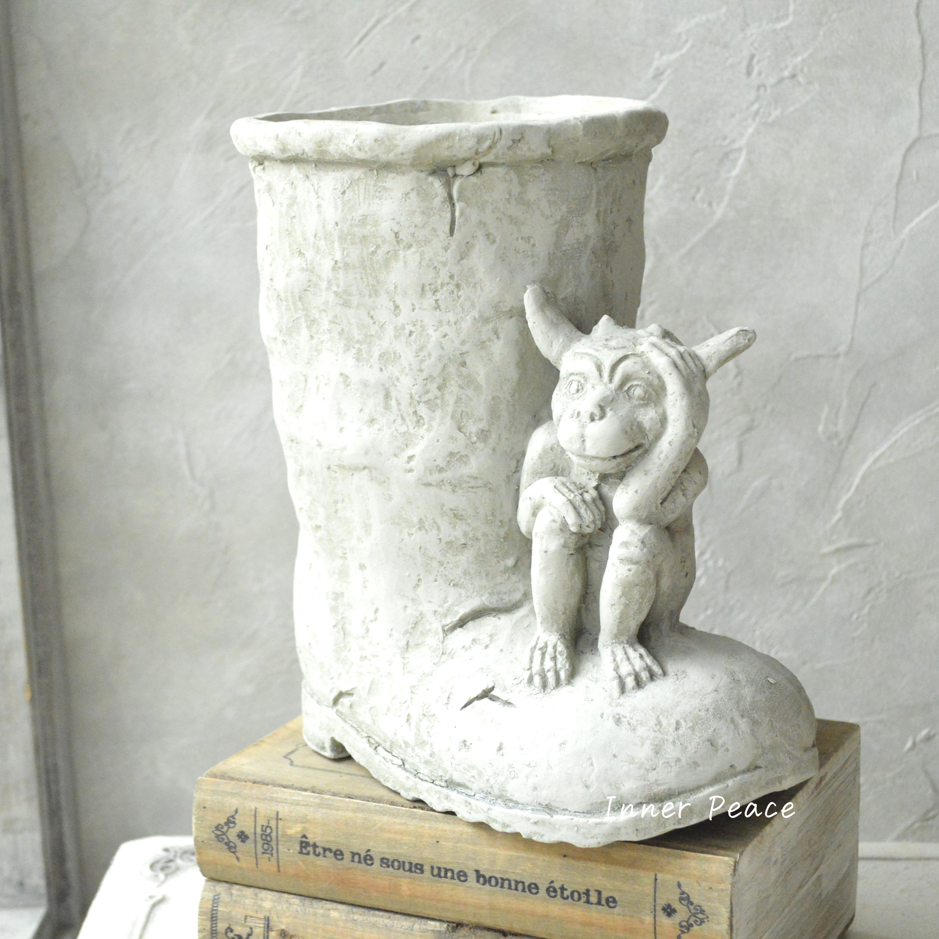 【友膳】 ボットゴブリンポット グレー