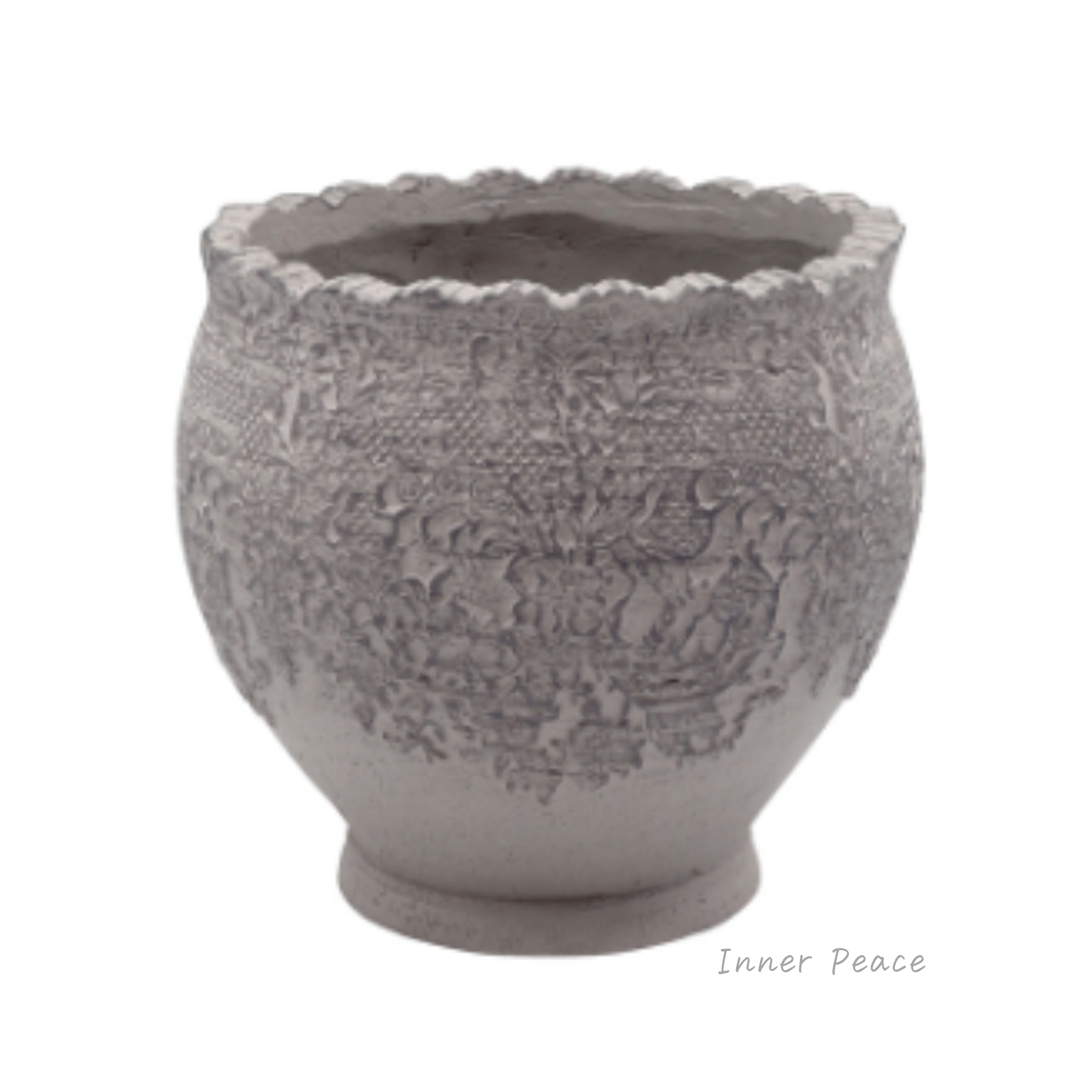 【CARNAC】セリーヌレース ジャー グレー