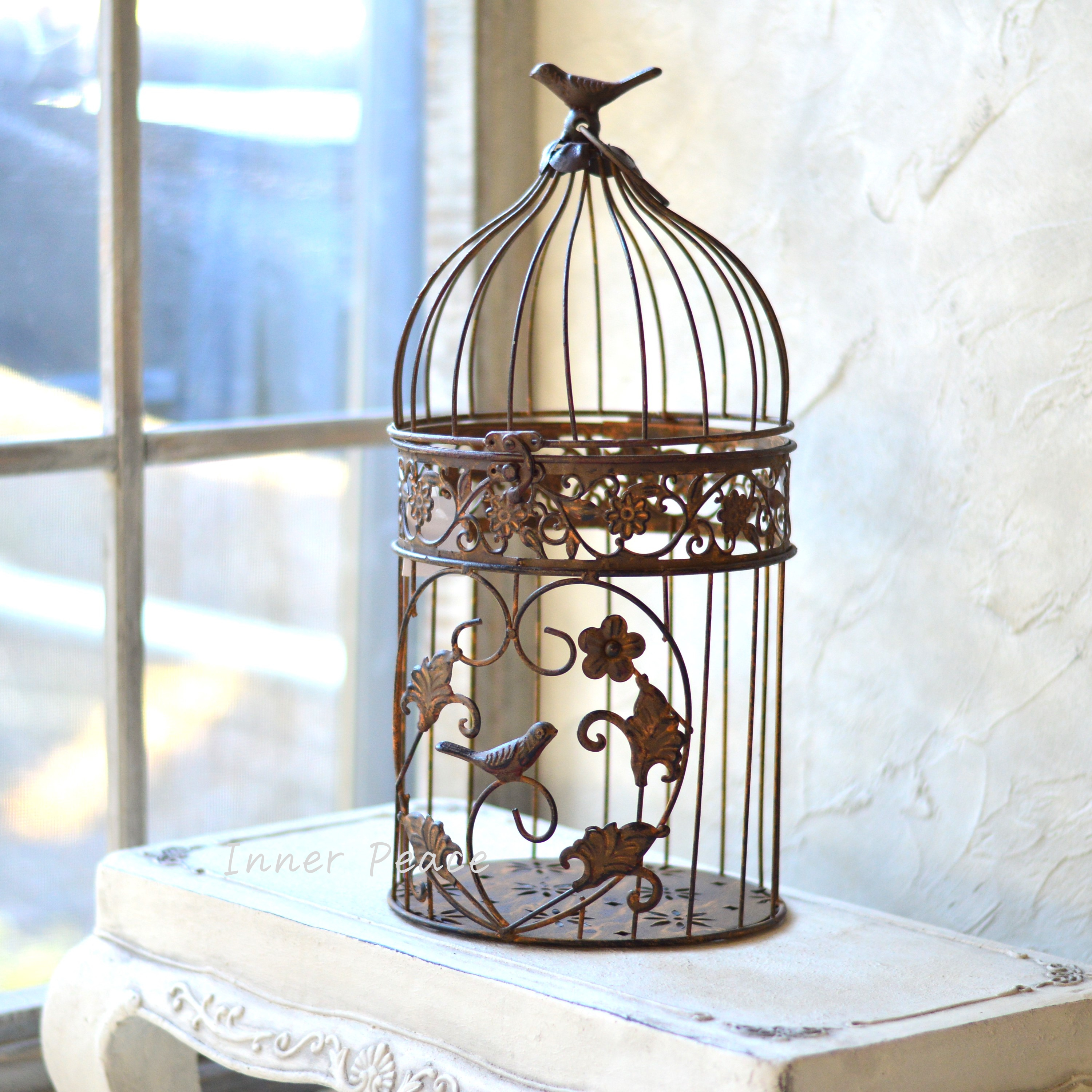 【大同クラフト】 アンティークバードケージ 『M・ブラウン』