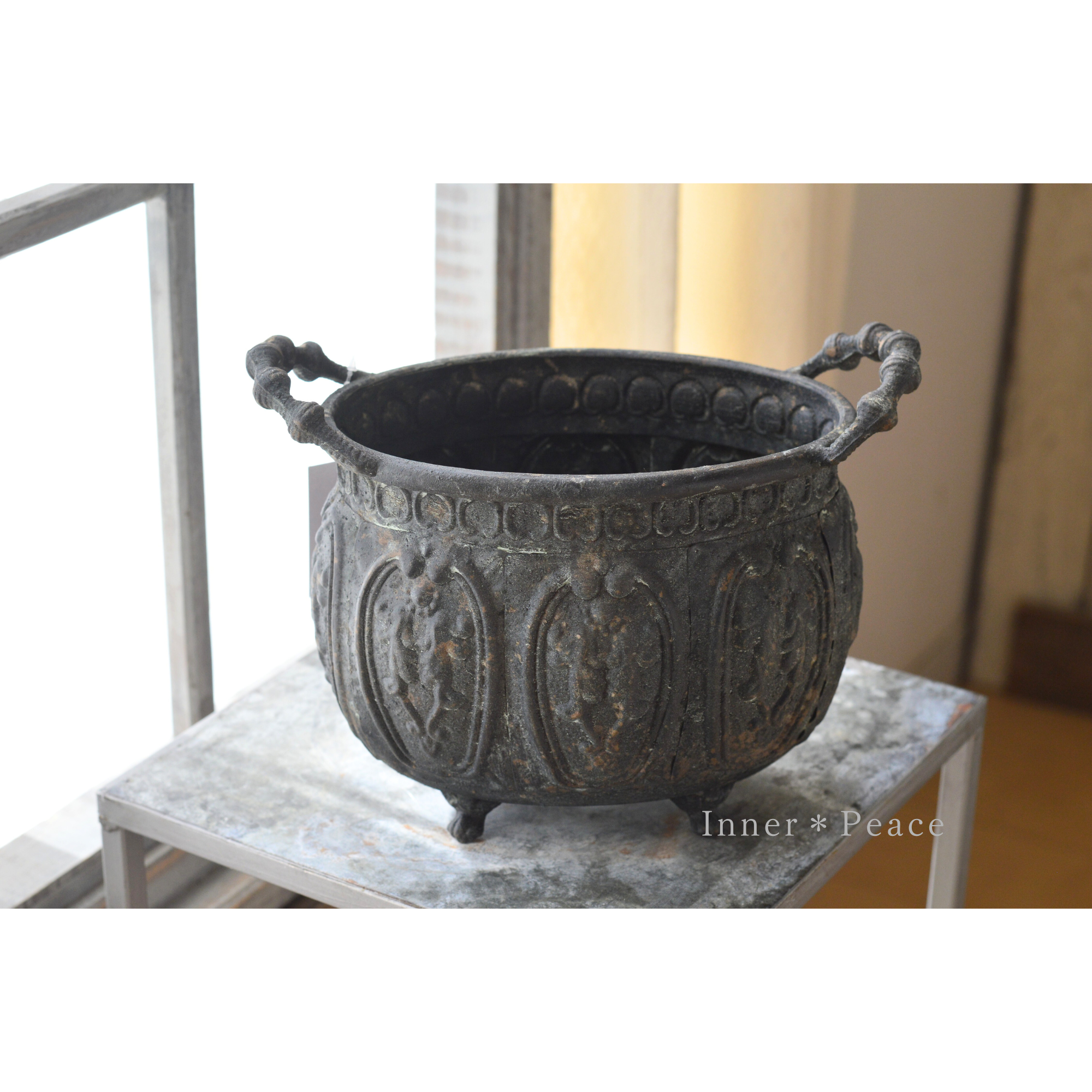 【友膳】 アンティクデコレオーバル 『S・ダークグレー』 (UF575)