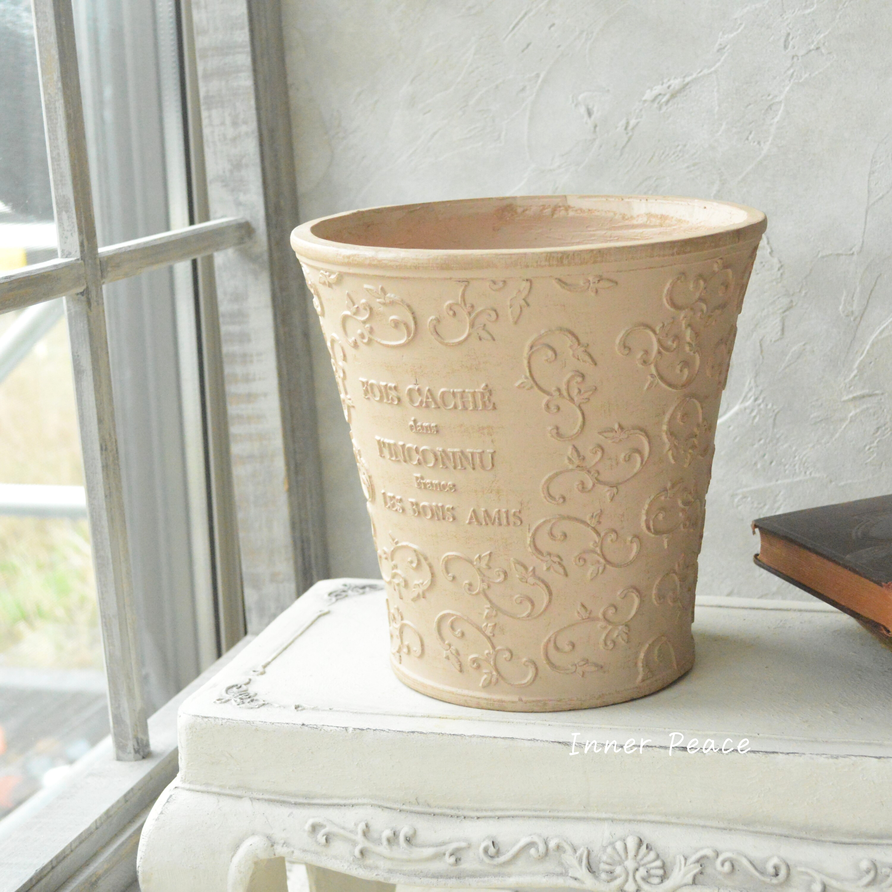 【友膳】 ホワキャシポット S ベージュ