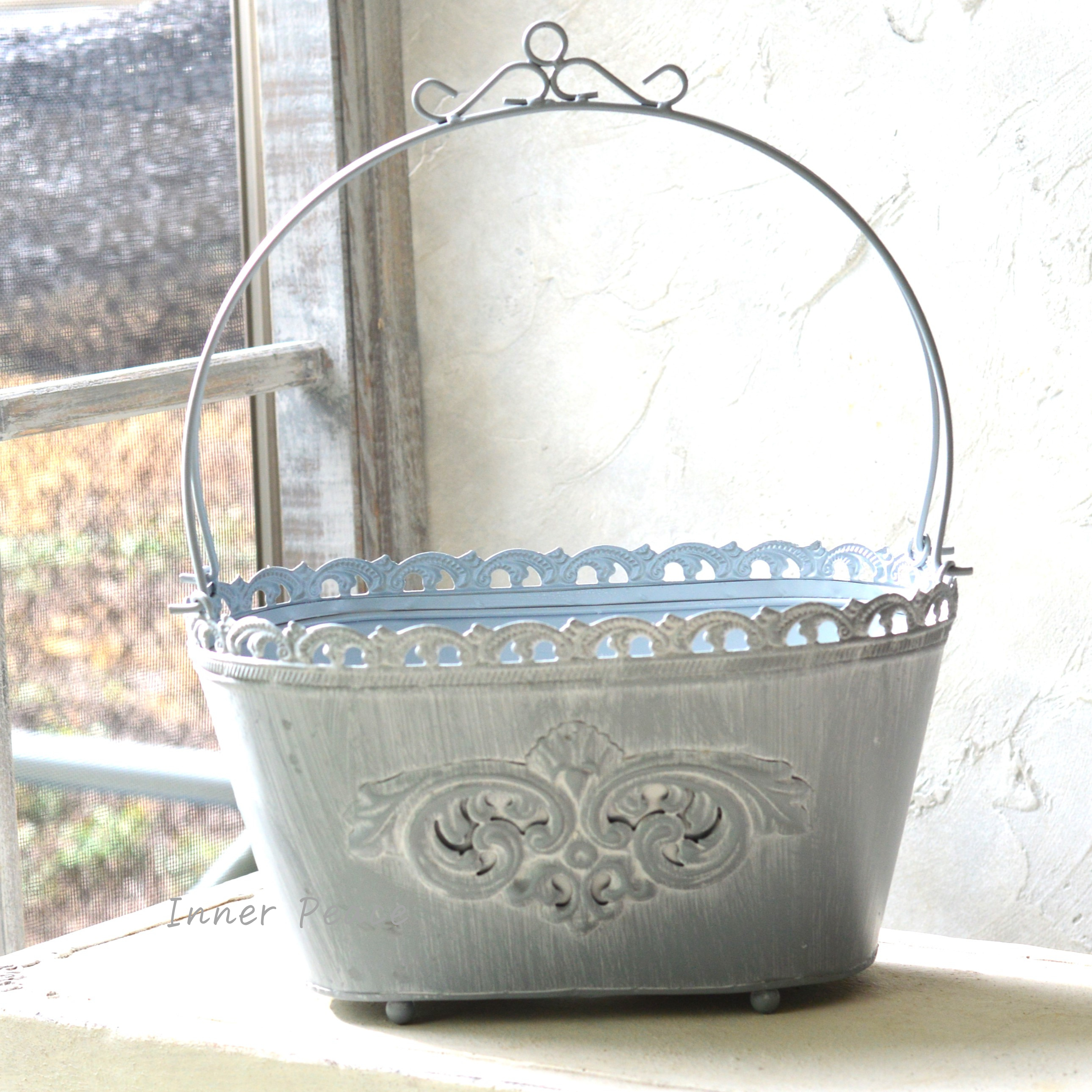 【CARNAC】オディールバスケット 『S・グレー』