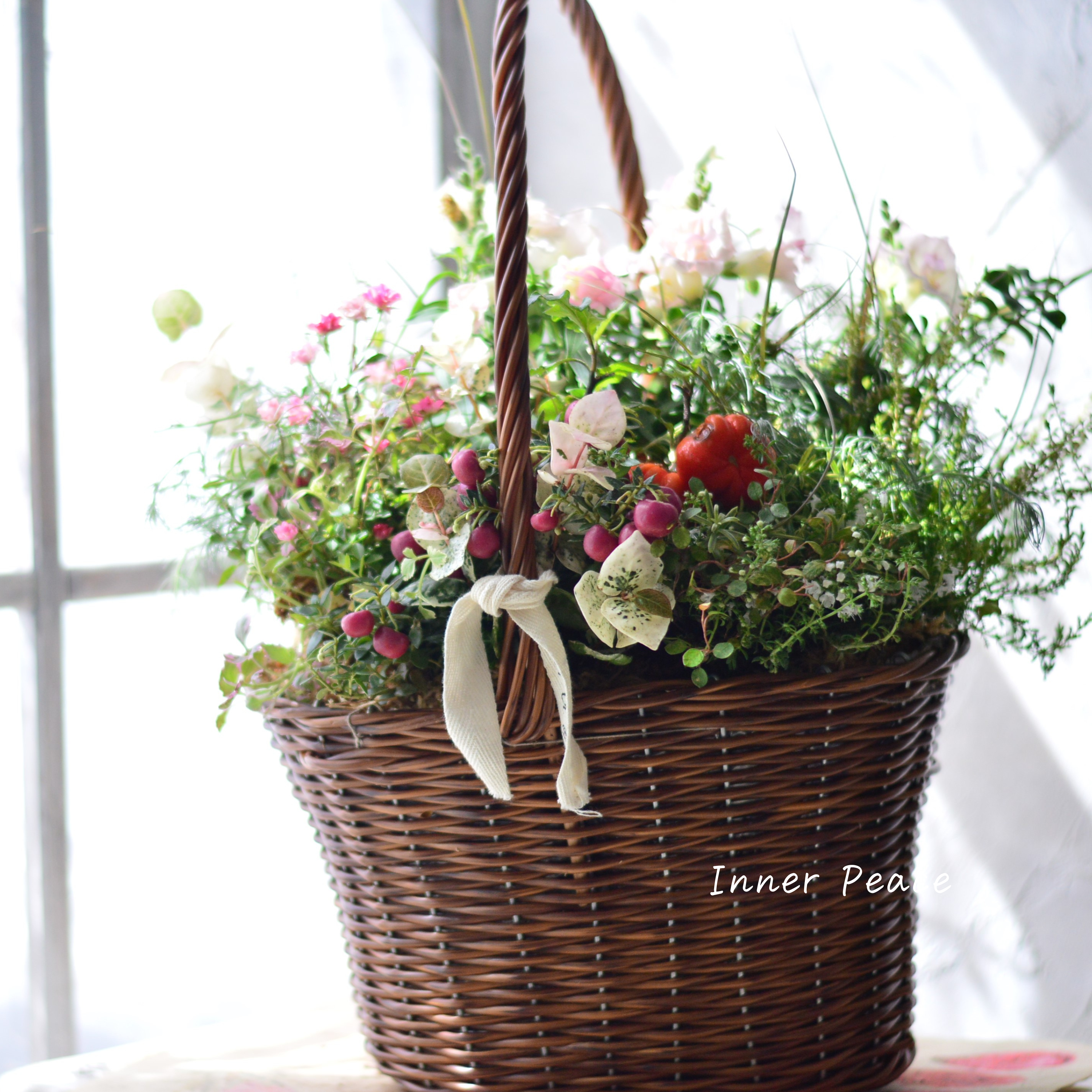 【秋】 秋のふんわりバスケット