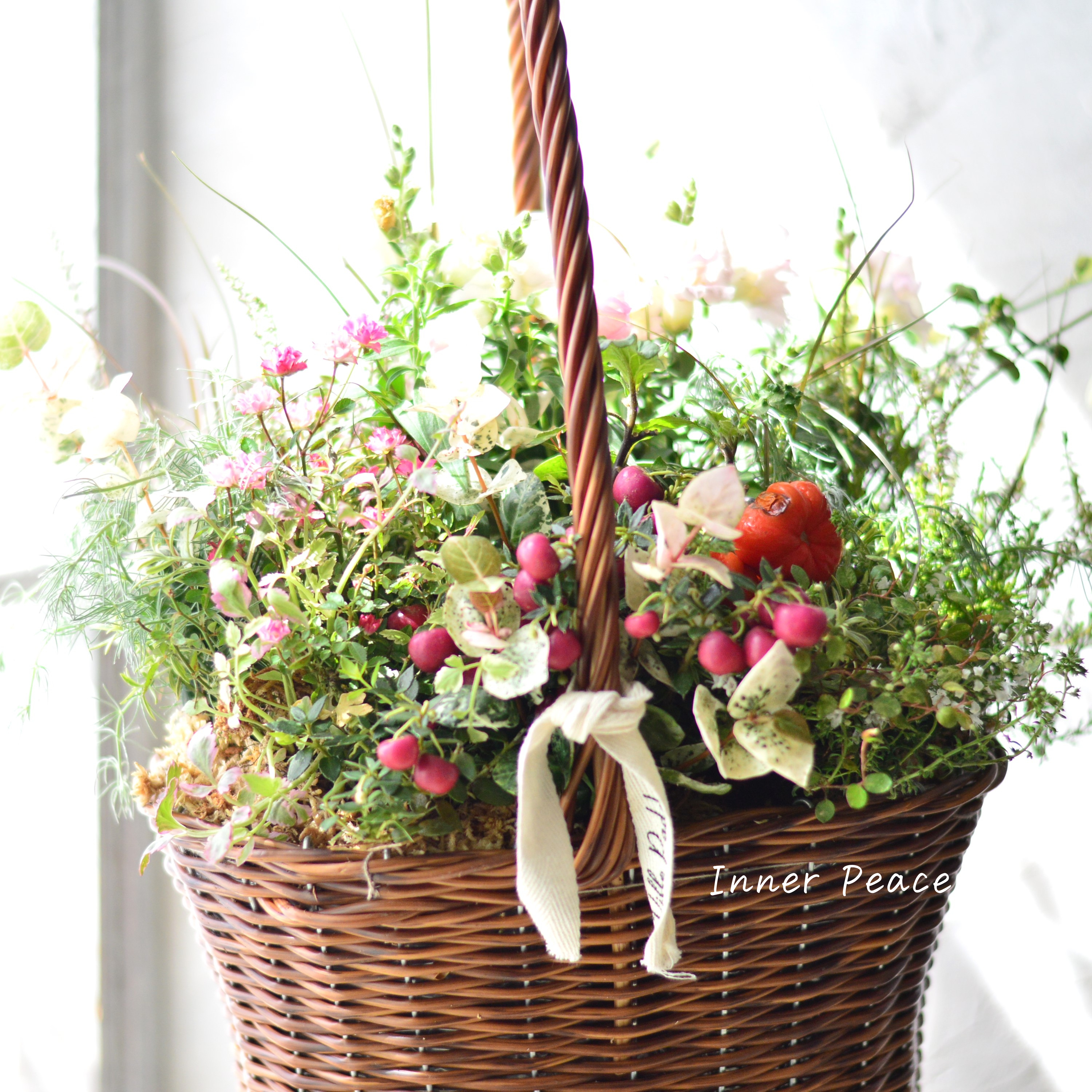 【秋】 秋のふんわりバスケット