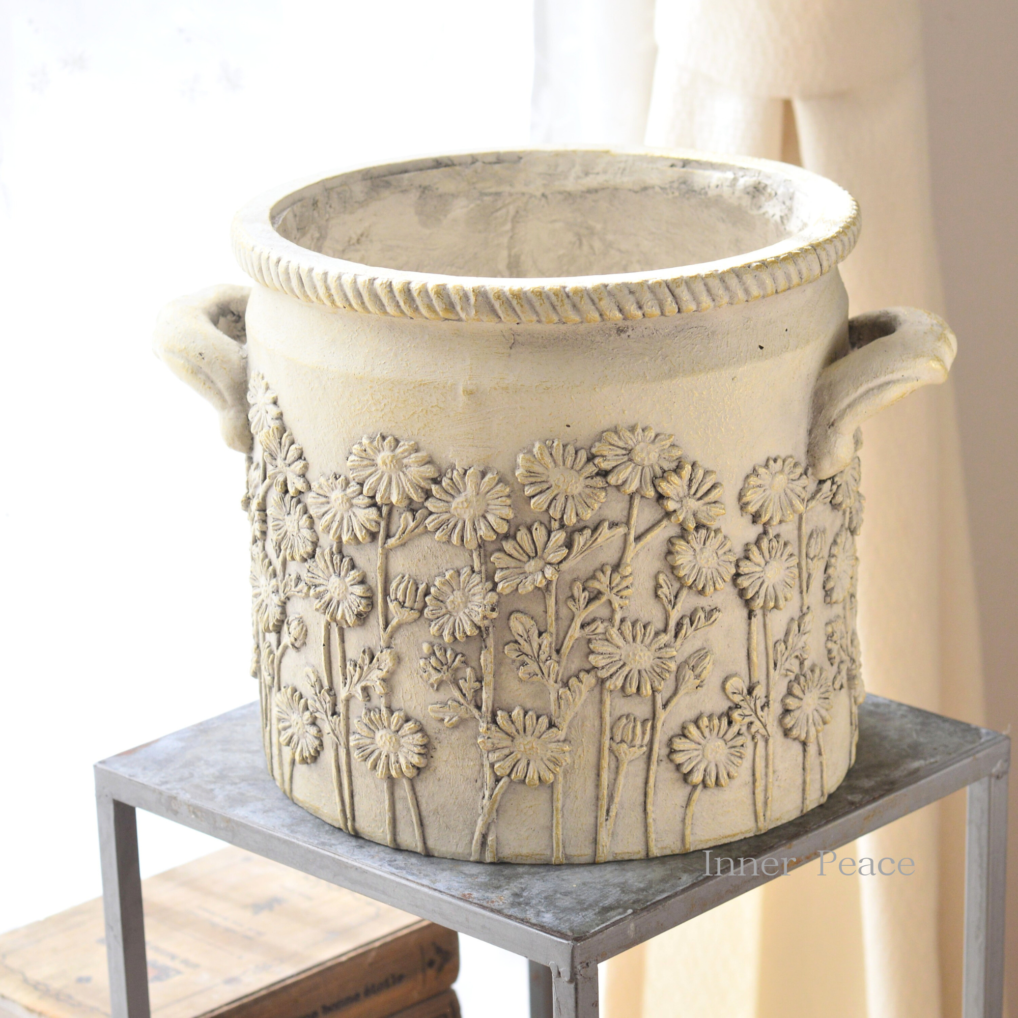 【CARNAC】 デイジーフラワー・D 『アイボリー×ゴールド』 (GFB505IG)