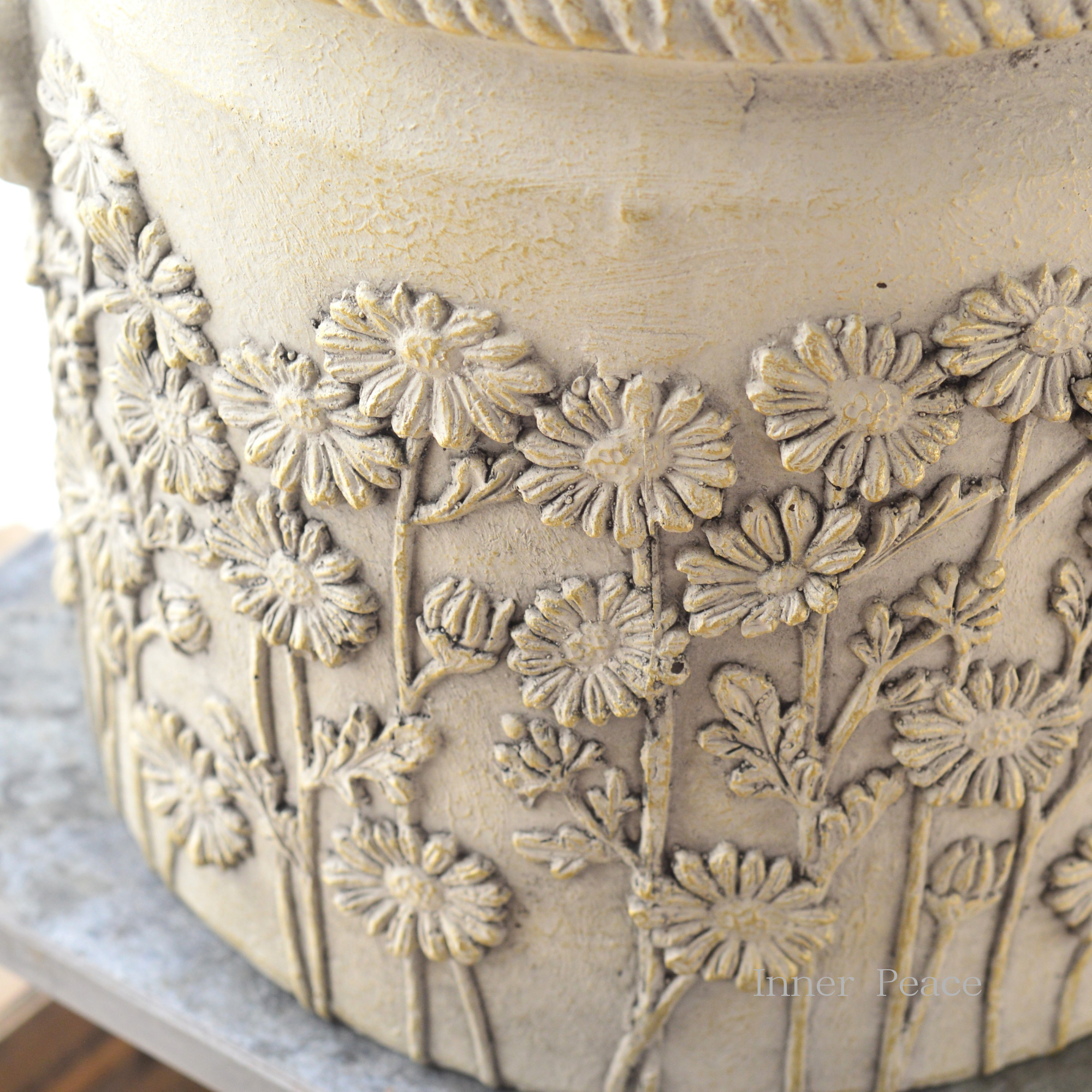 【CARNAC】 デイジーフラワー・D 『アイボリー×ゴールド』 (GFB505IG)