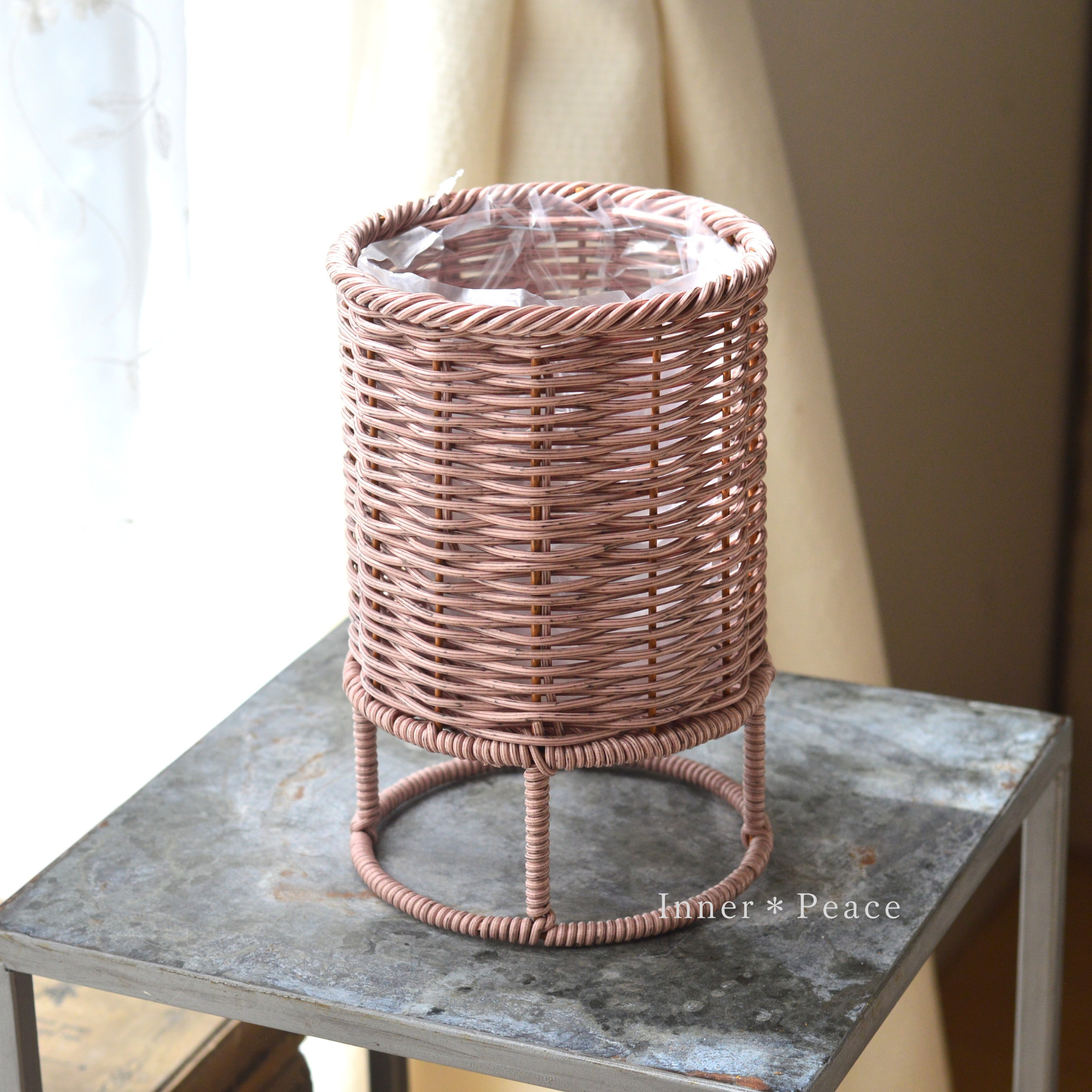 【友膳】 ガンセトスタンドポット 『S・ピンク』 (KM805)