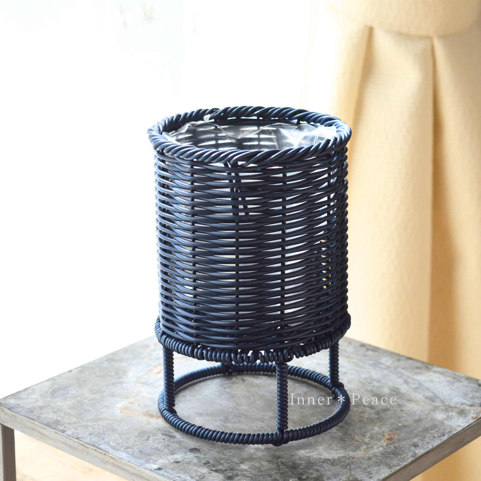 【友膳】 ガンセトスタンドポット 『S・ブルー』 (KM807)