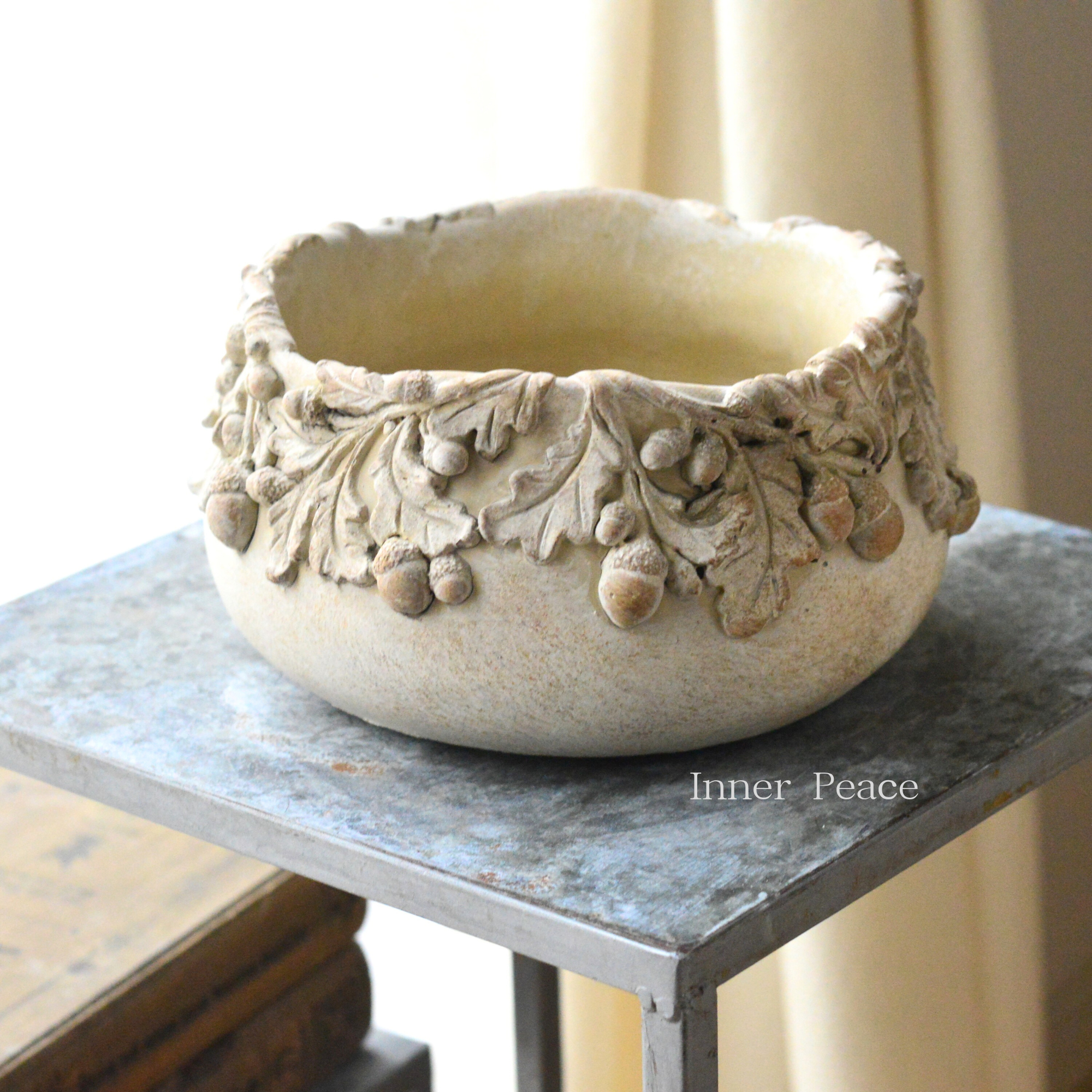 【CARNAC】 シャンタルナッツ ボウル 『アイボリー』 (LC072)