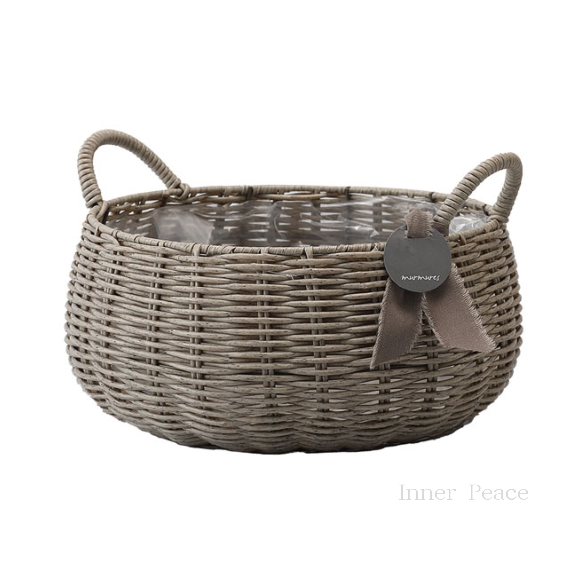 【ミュールミル】 ジェミニバスケット 『ロウ・グレイ』 L (CV-004LGy)