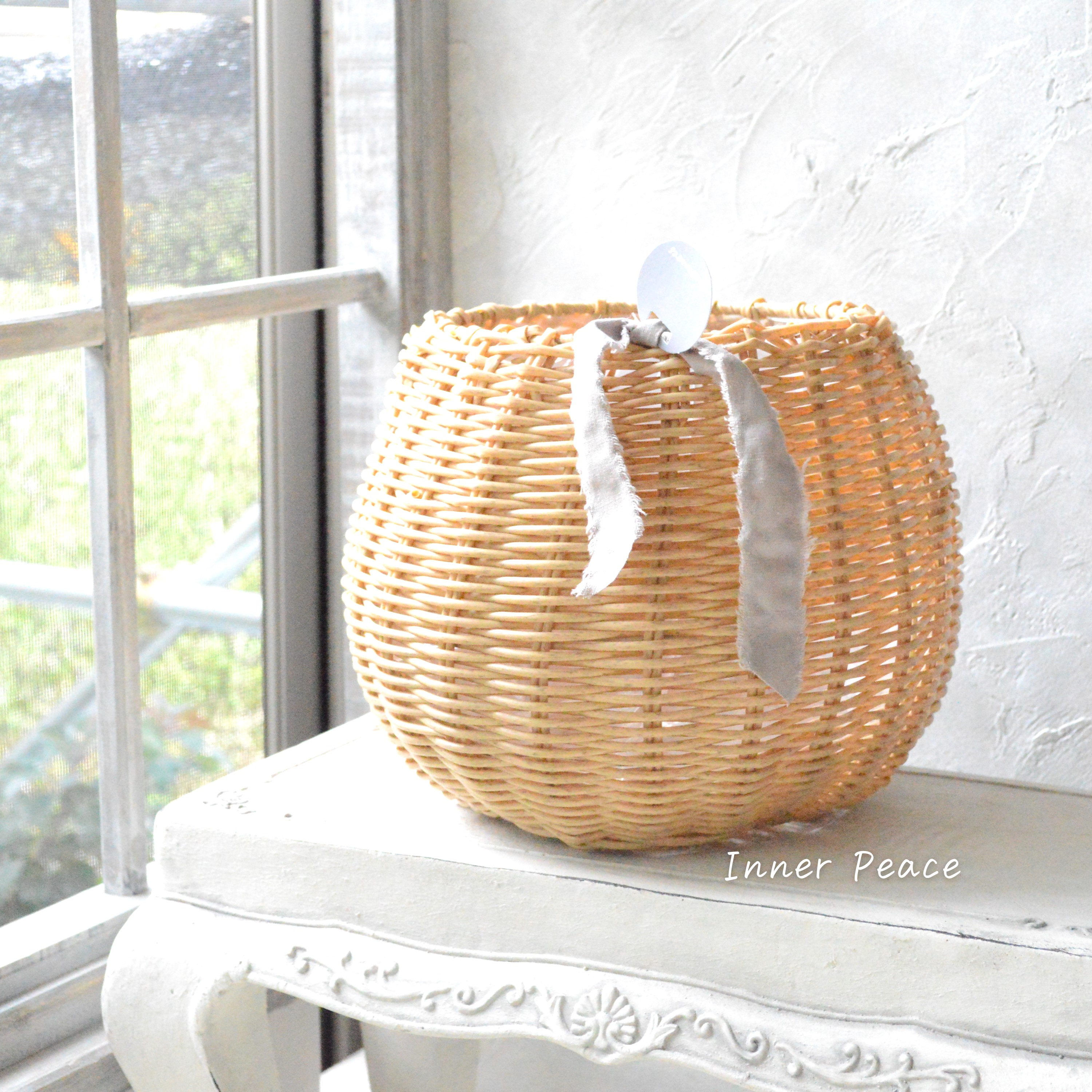 【ミュールミル】 ジェミニバスケット ナチュラル・M