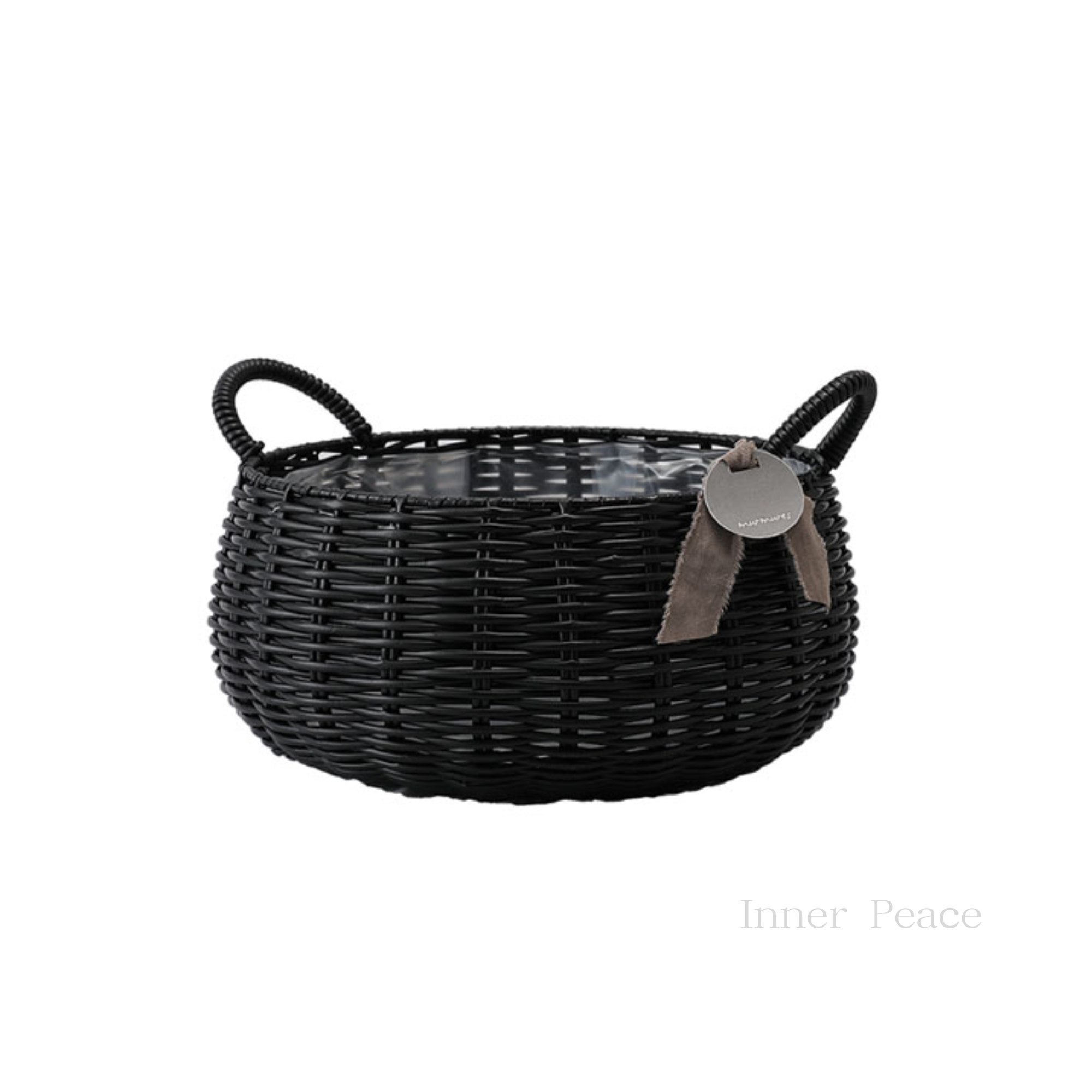 【ミュールミル】 ジェミニバスケット 『ロウ・黒』 S