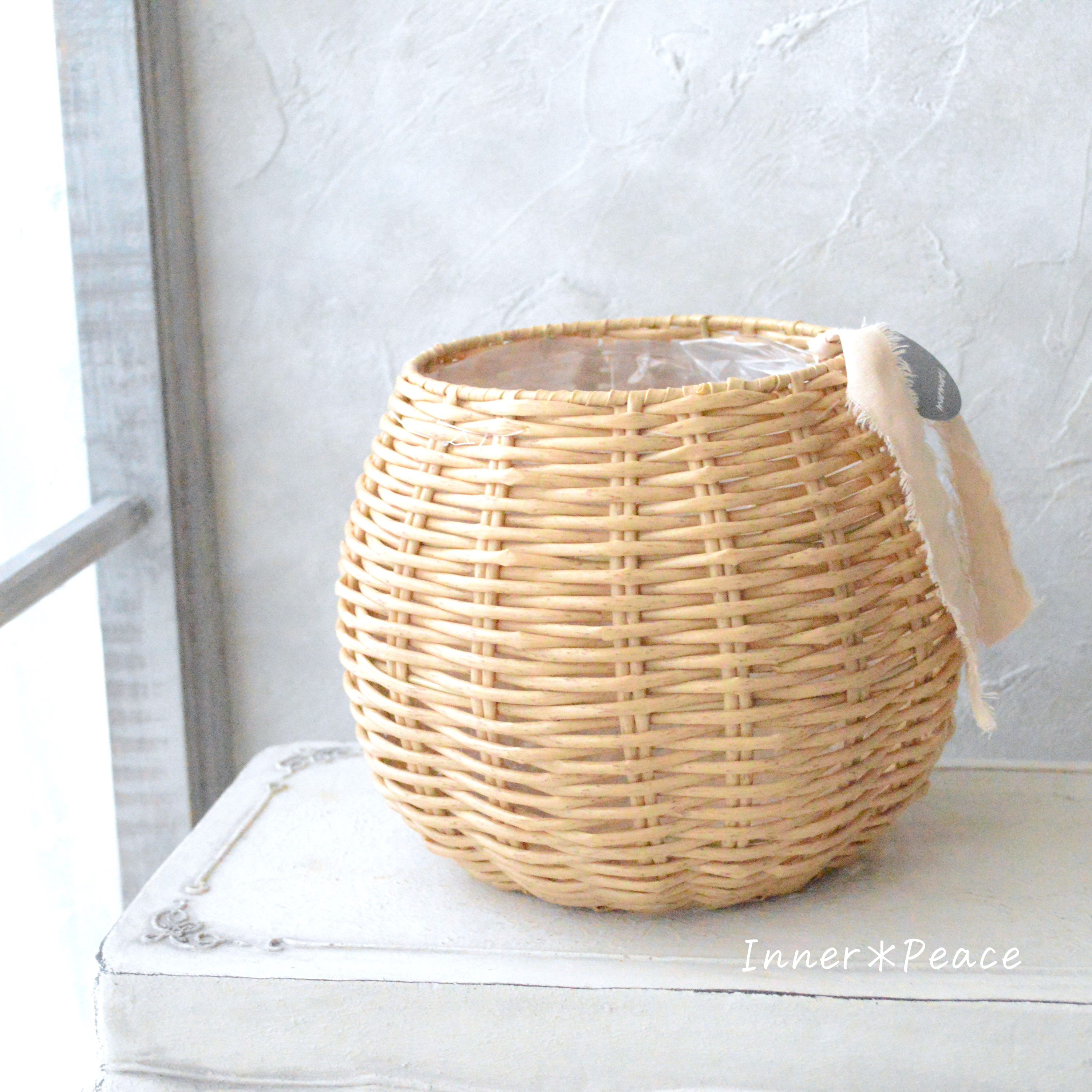 【ミュールミル】 ジェミニバスケット ナチュラル・S