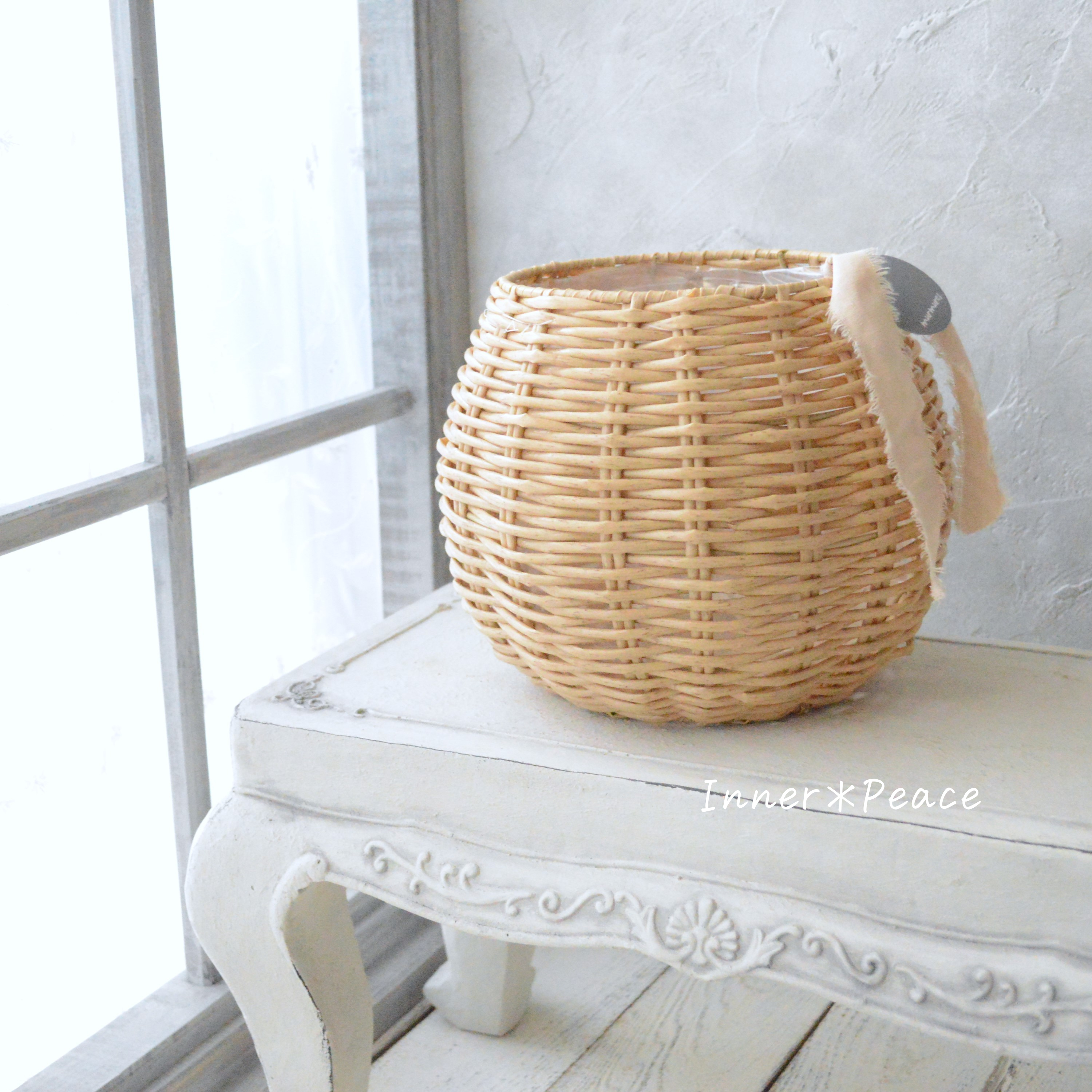 【ミュールミル】 ジェミニバスケット ナチュラル・S