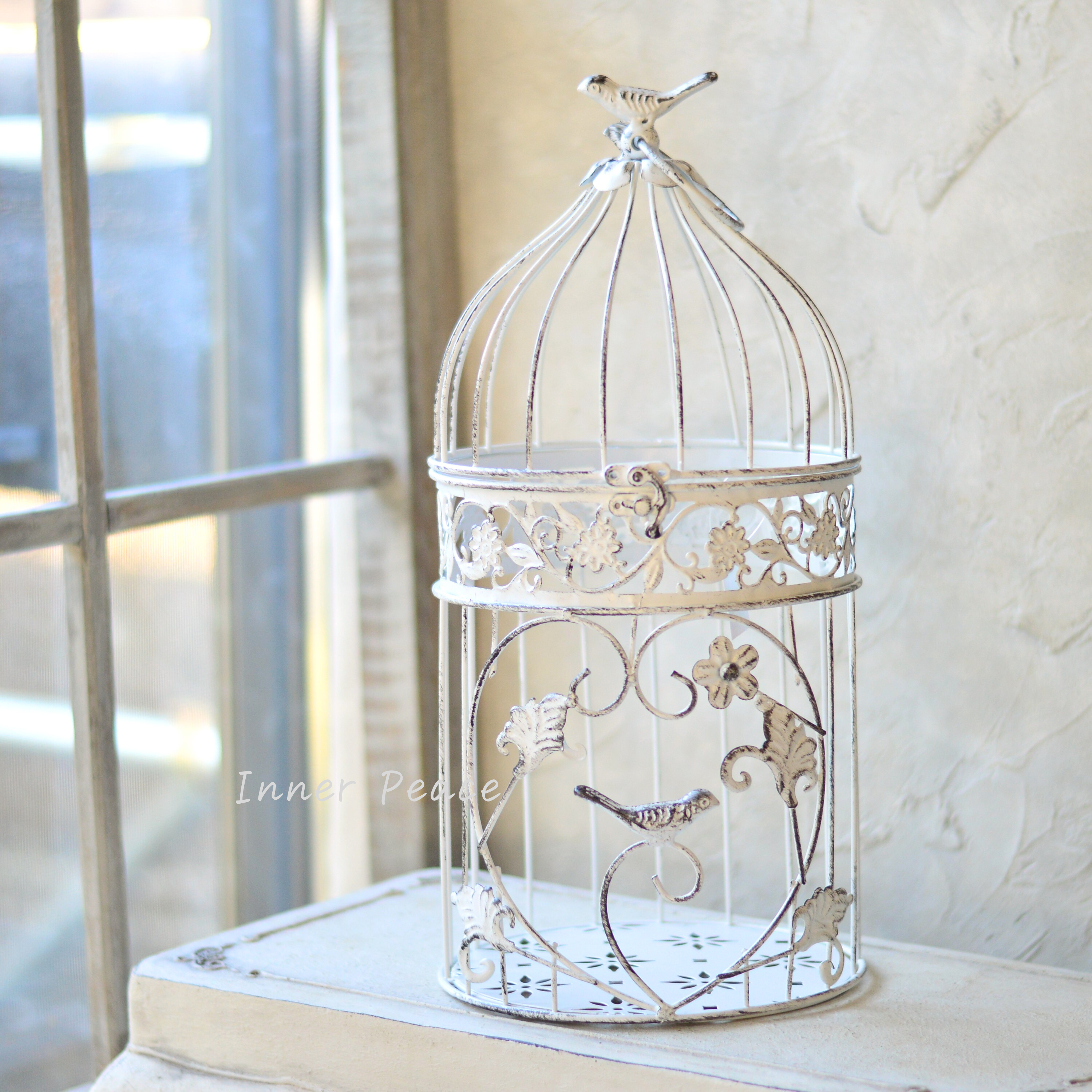 【大同クラフト】 アンティークバードケージ 『M・ホワイト』
