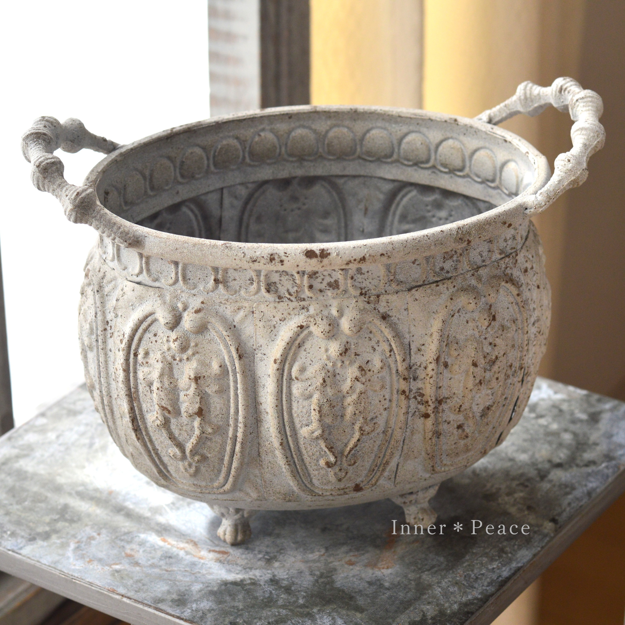 【友膳】 アンティクデコレオーバル 『S・ホワイト』 (UF573)