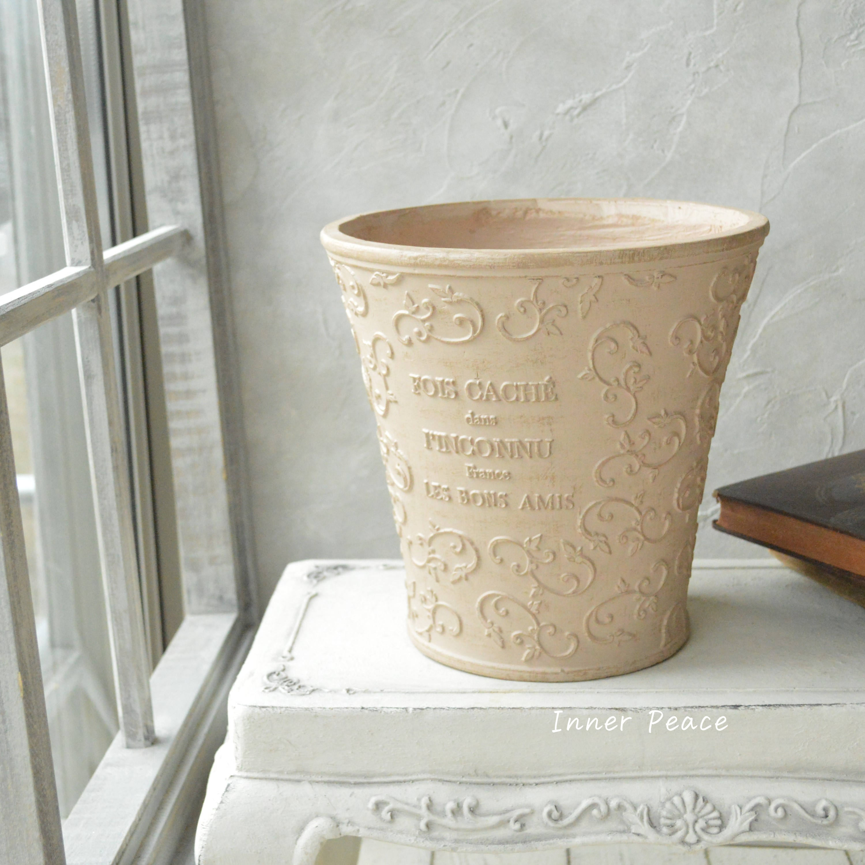 【友膳】 ホワキャシポット S ベージュ