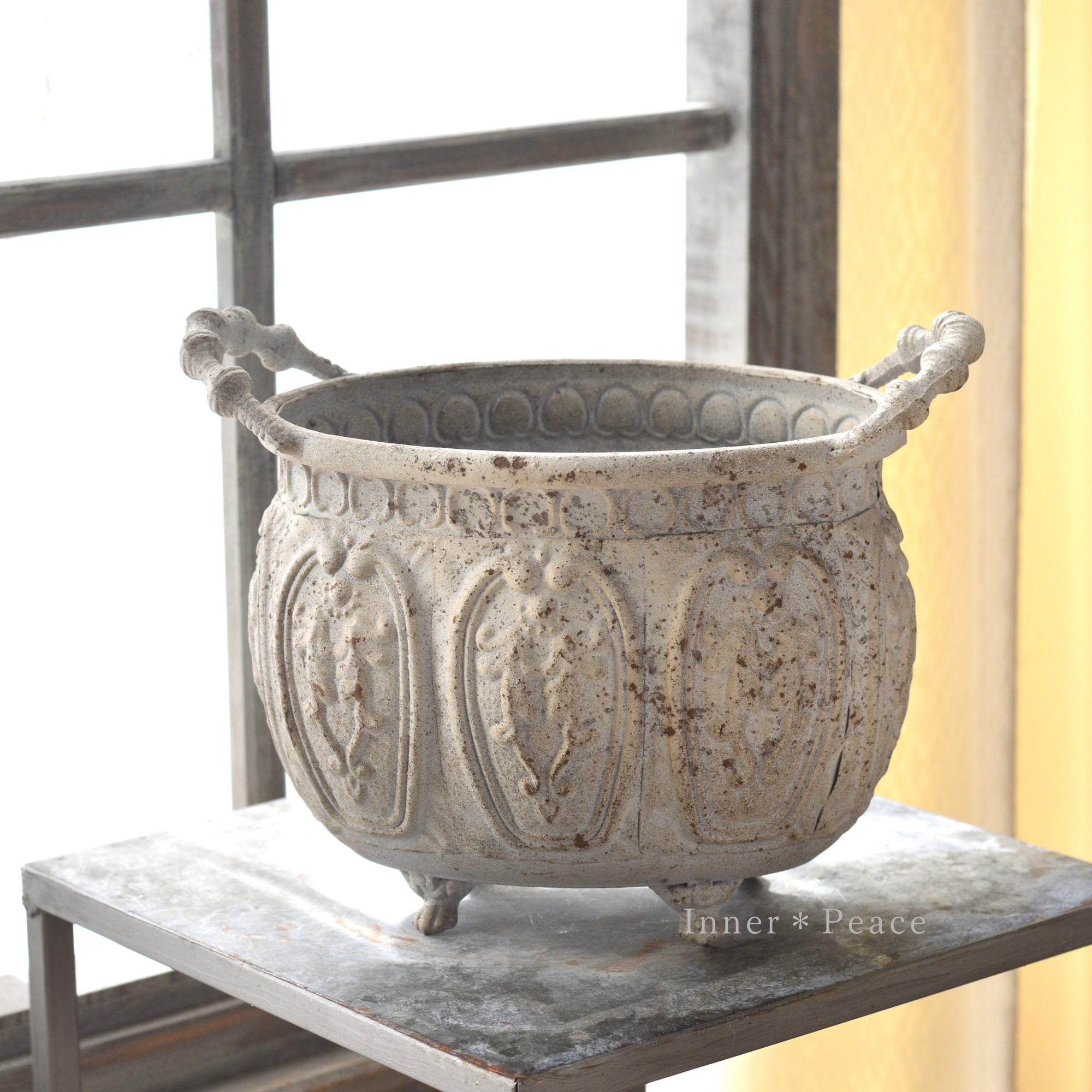 【友膳】 アンティクデコレオーバル 『S・ホワイト』 (UF573)