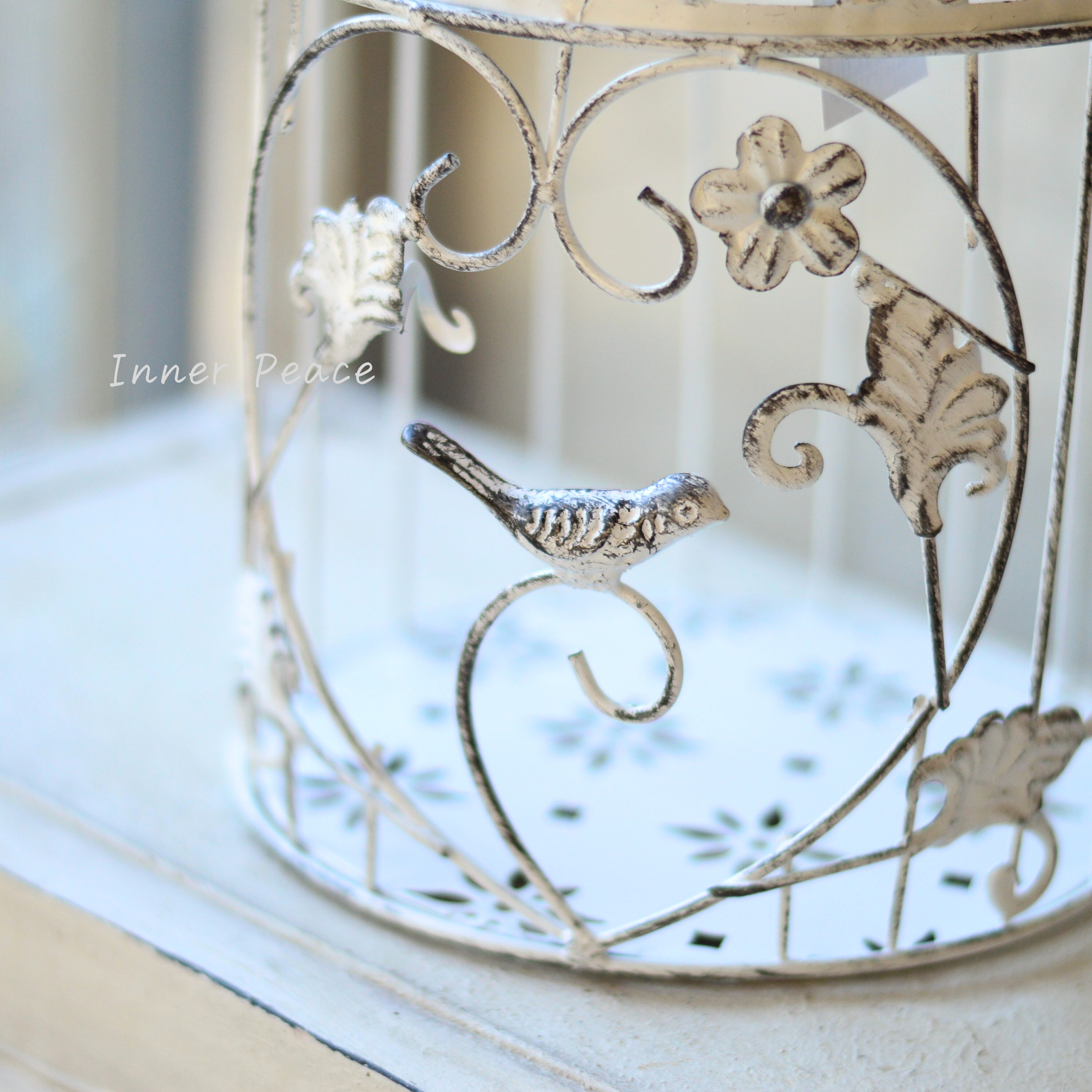 【大同クラフト】 アンティークバードケージ 『M・ホワイト』