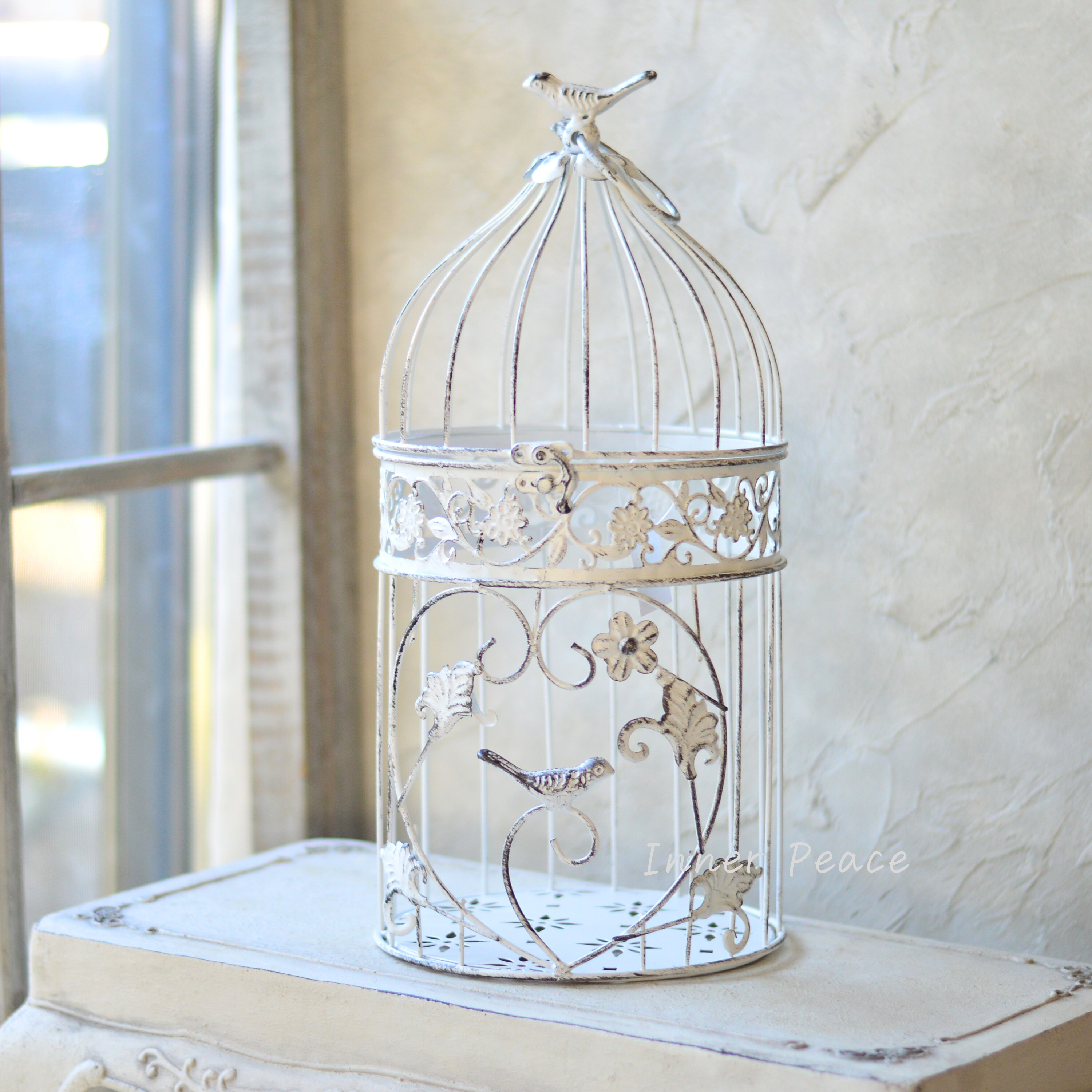 【大同クラフト】 アンティークバードケージ 『M・ホワイト』
