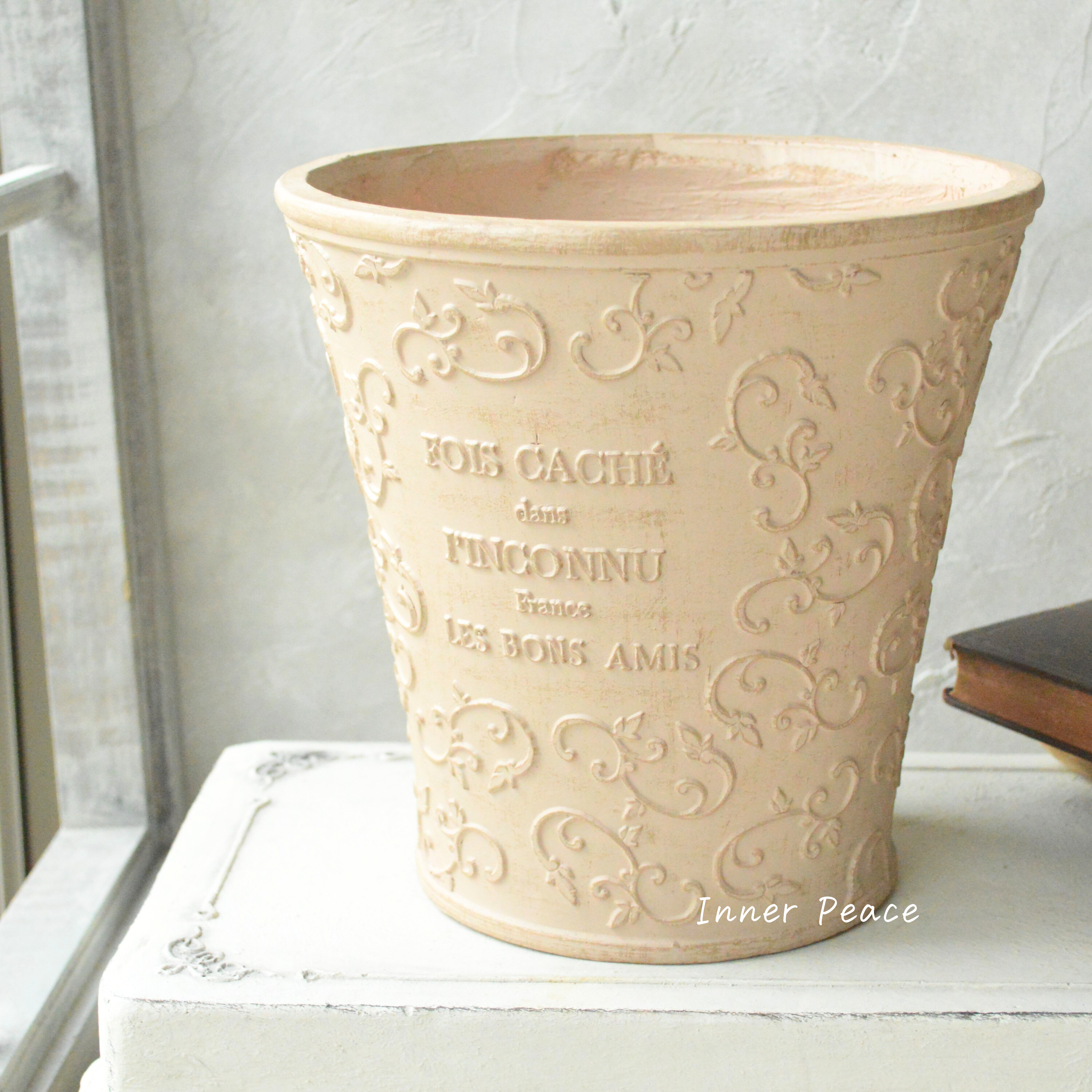 【友膳】 ホワキャシポット S ベージュ