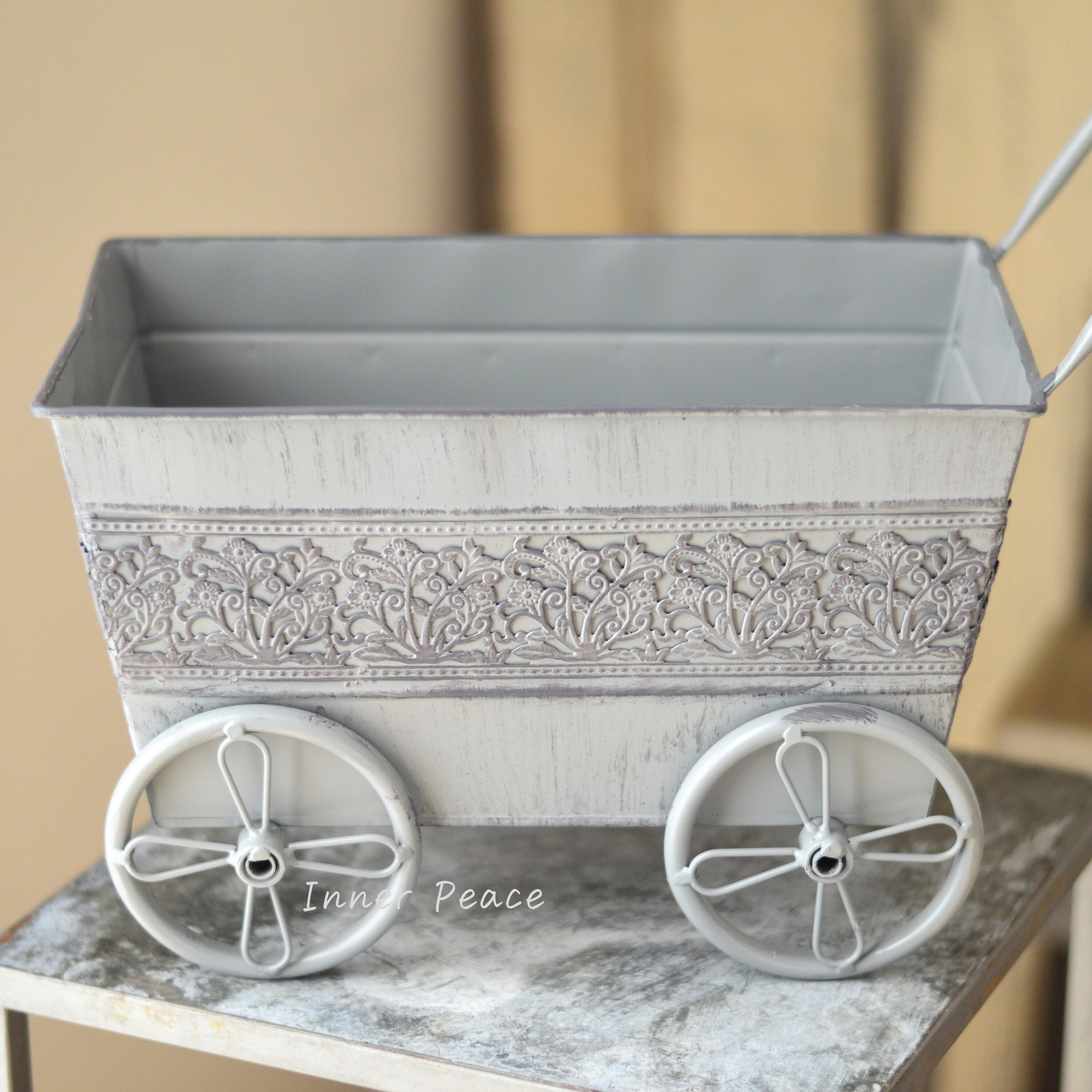 【CARNAC】 ボタニカルレースカート 『グレー』 (KB65GY)