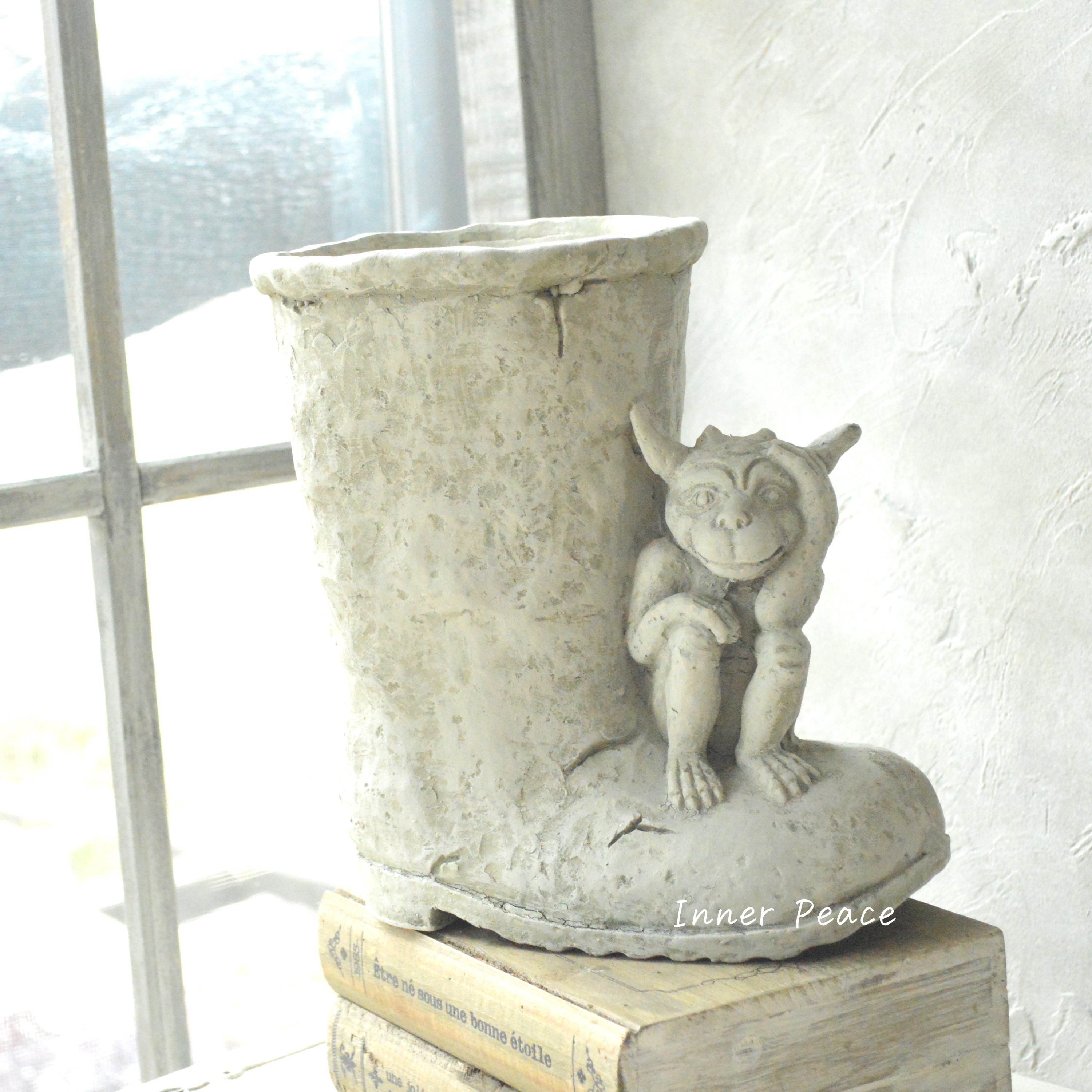 【友膳】 ボットゴブリンポット グレー