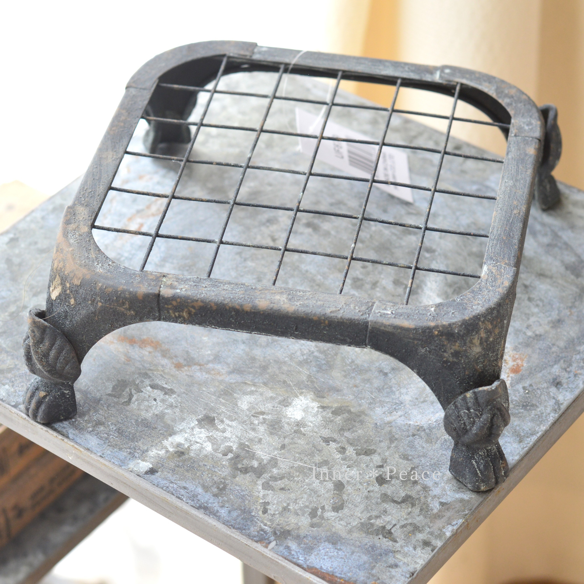 【友膳】 シャビースクエアスタンド　『Ｓ・ダークグレー』　　　(UF679)