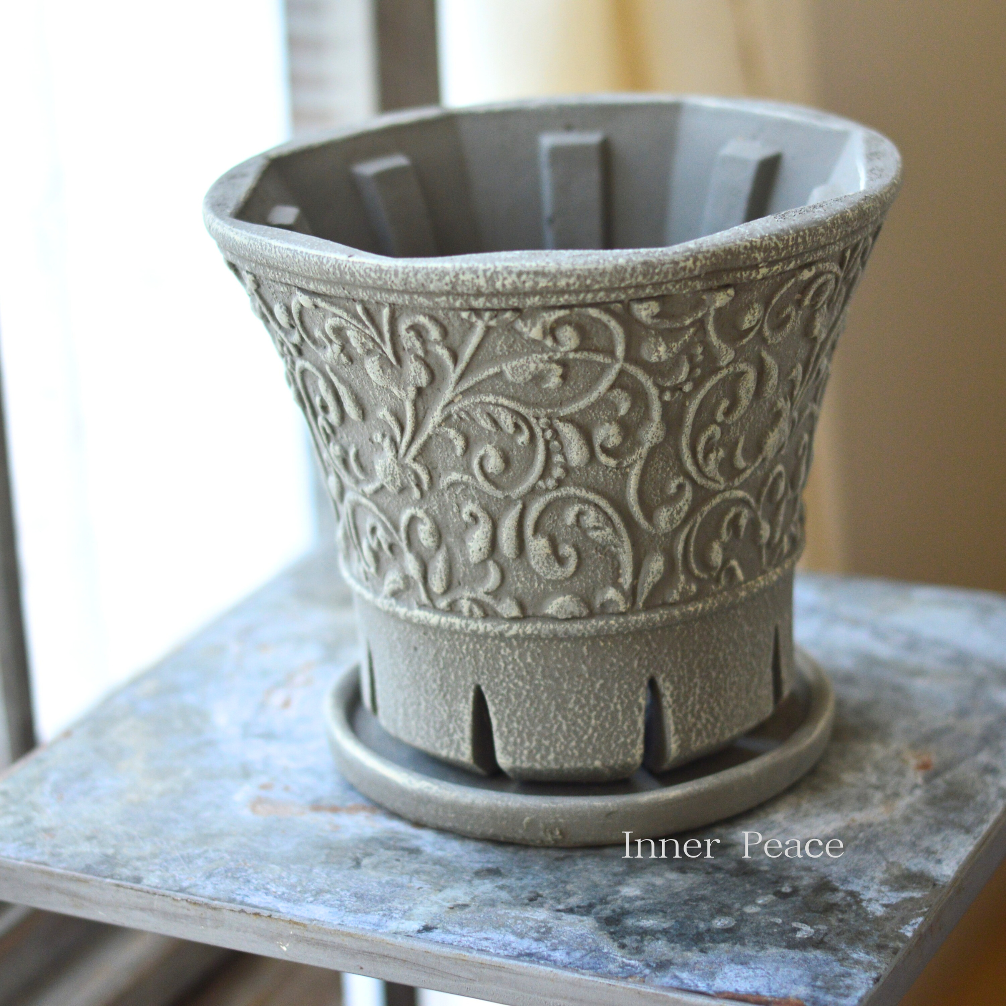 ファイバーセメントポット　Edinburgh Round　エディンバラ ラウンド ファイバーセメントポット Edinburgh Round エディンバラ ラウンド