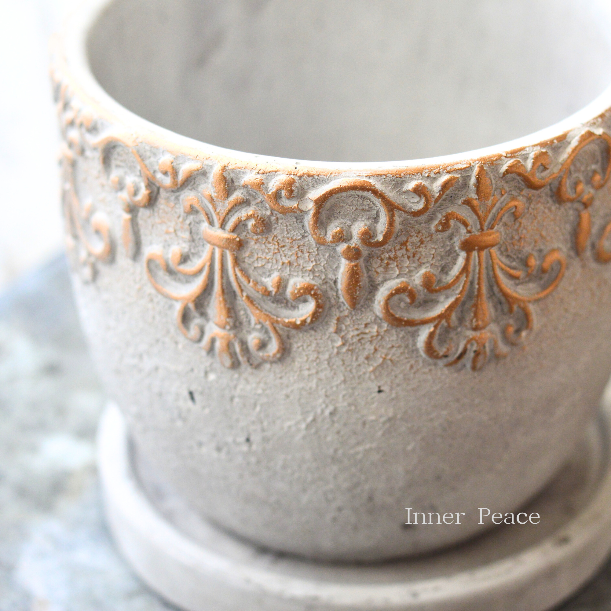 【COVENT】 アラベスク・ラウンドポット　　(QO-10)