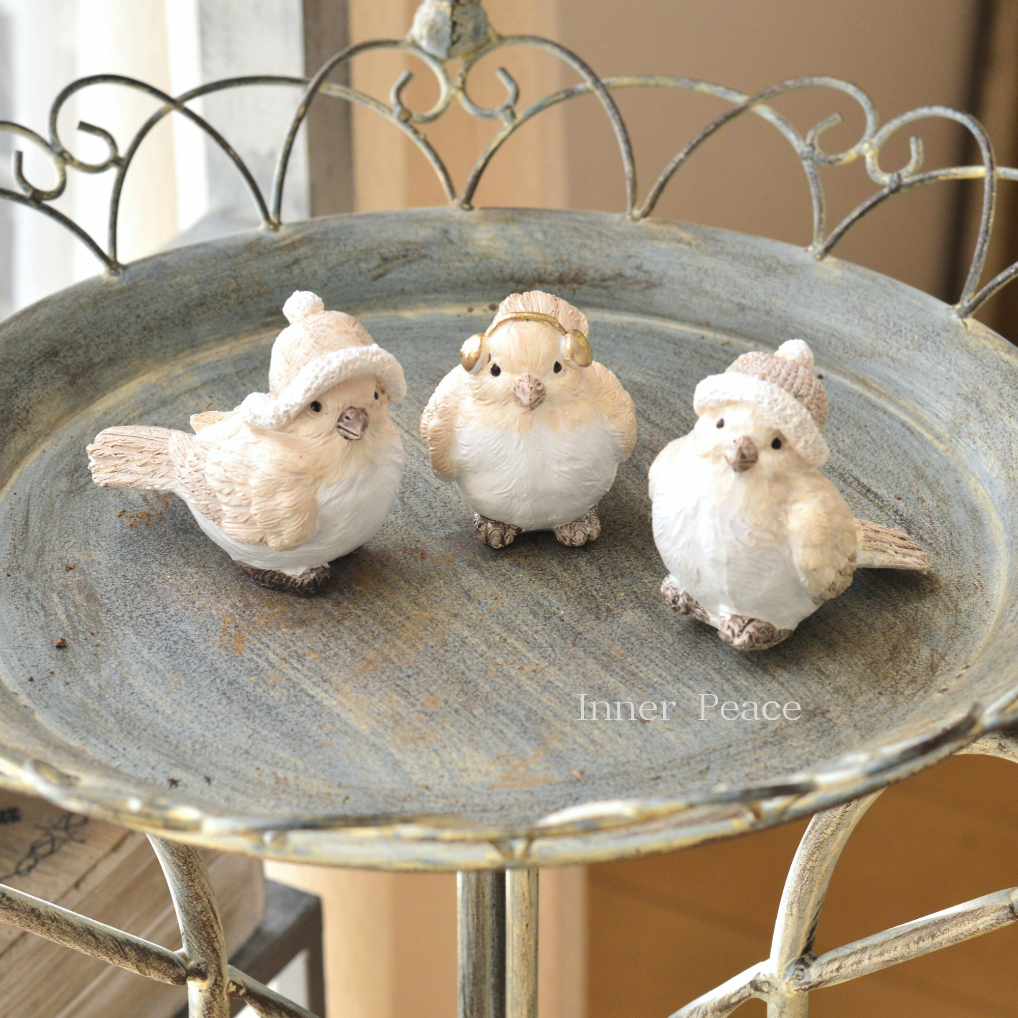 【CARNAC】ノエルバードキャップ ３羽セット　　（NGX31）