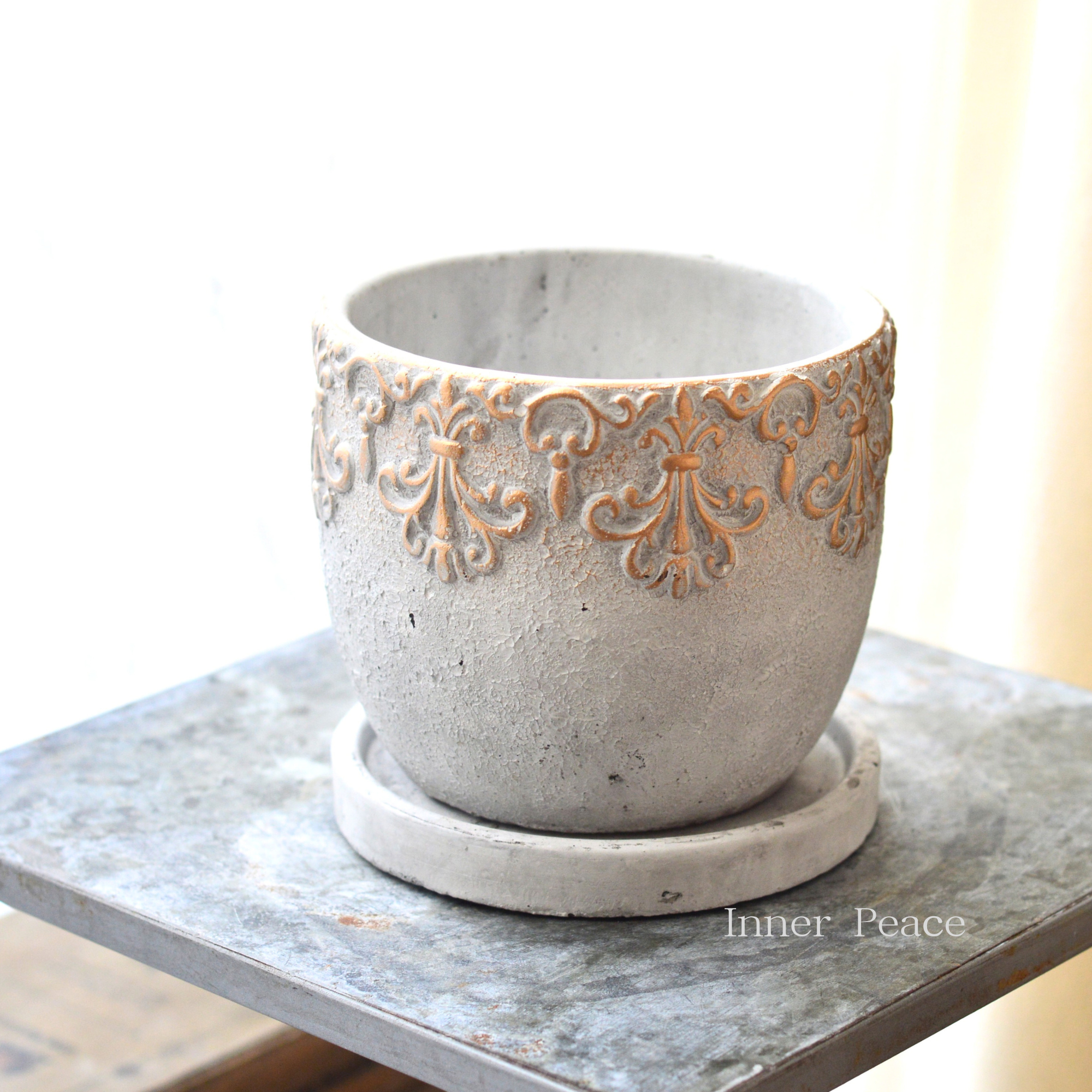 【COVENT】 アラベスク・ラウンドポット　　(QO-10)