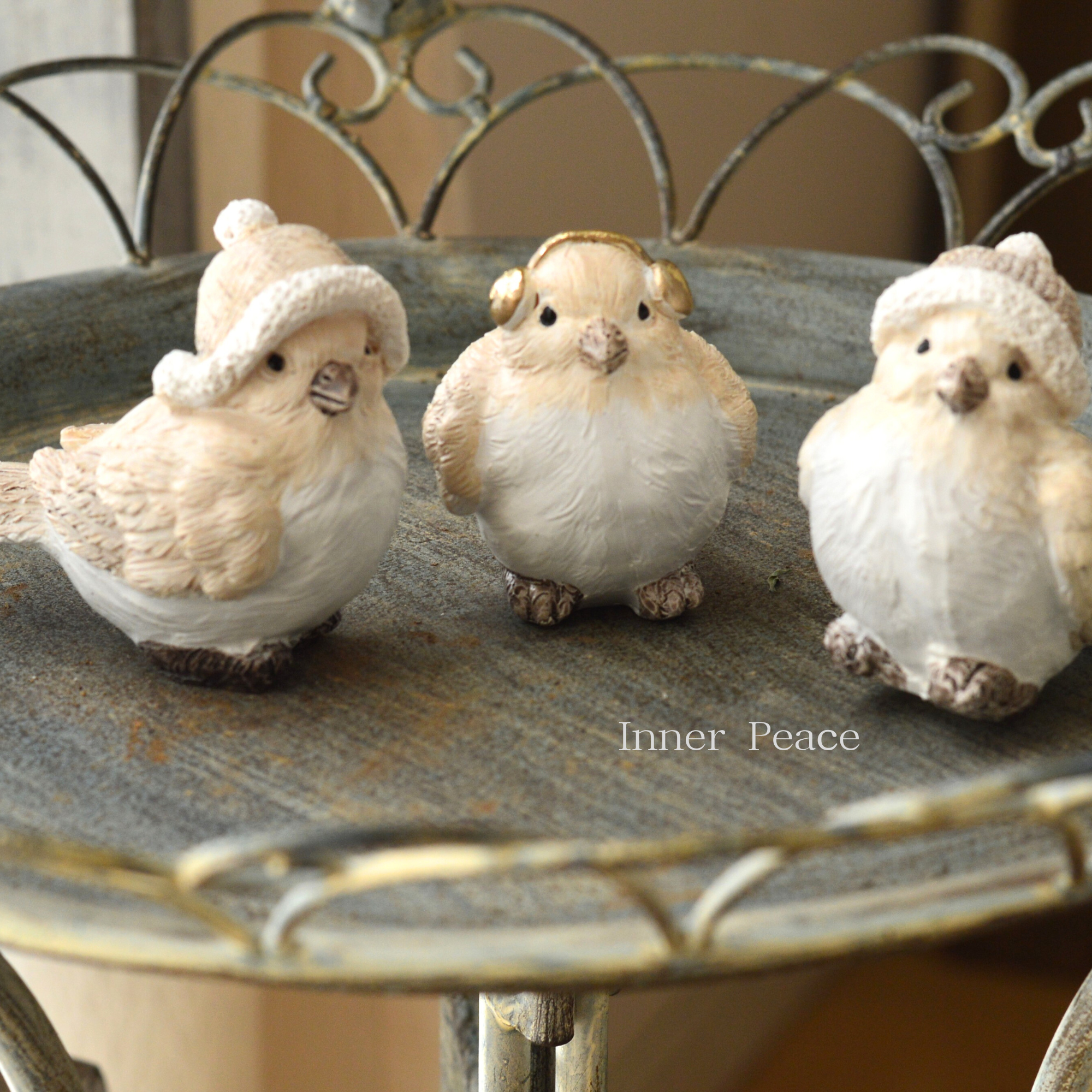 【CARNAC】ノエルバードキャップ ３羽セット　　（NGX31）