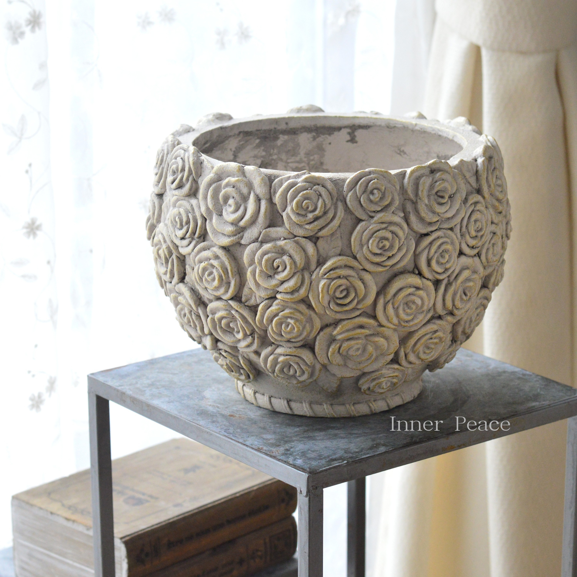 【CARNAC】 オールドローズボウル・Ｓ　『アイボリー×ゴールド』　　(GFB491IG)