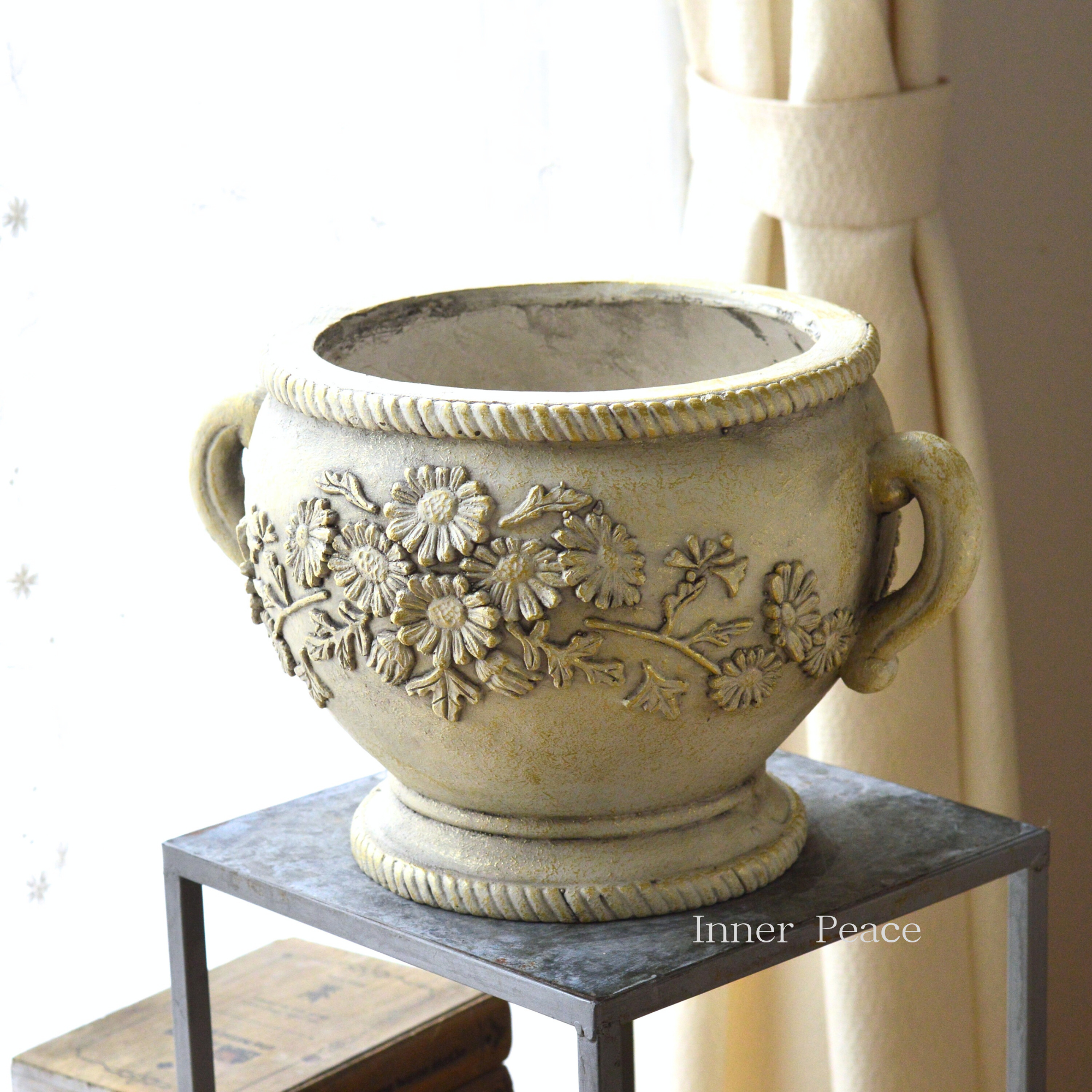 【CARNAC】 デイジーフラワー・Ｂ　『アイボリー×ゴールド』　　(GFB503IG)