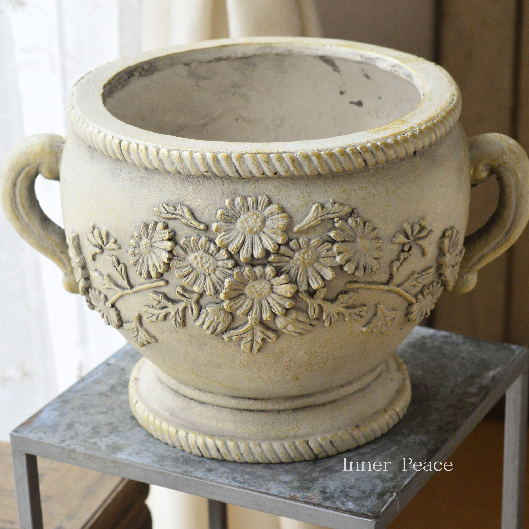 【CARNAC】 デイジーフラワー・Ｂ　『アイボリー×ゴールド』　　(GFB503IG)