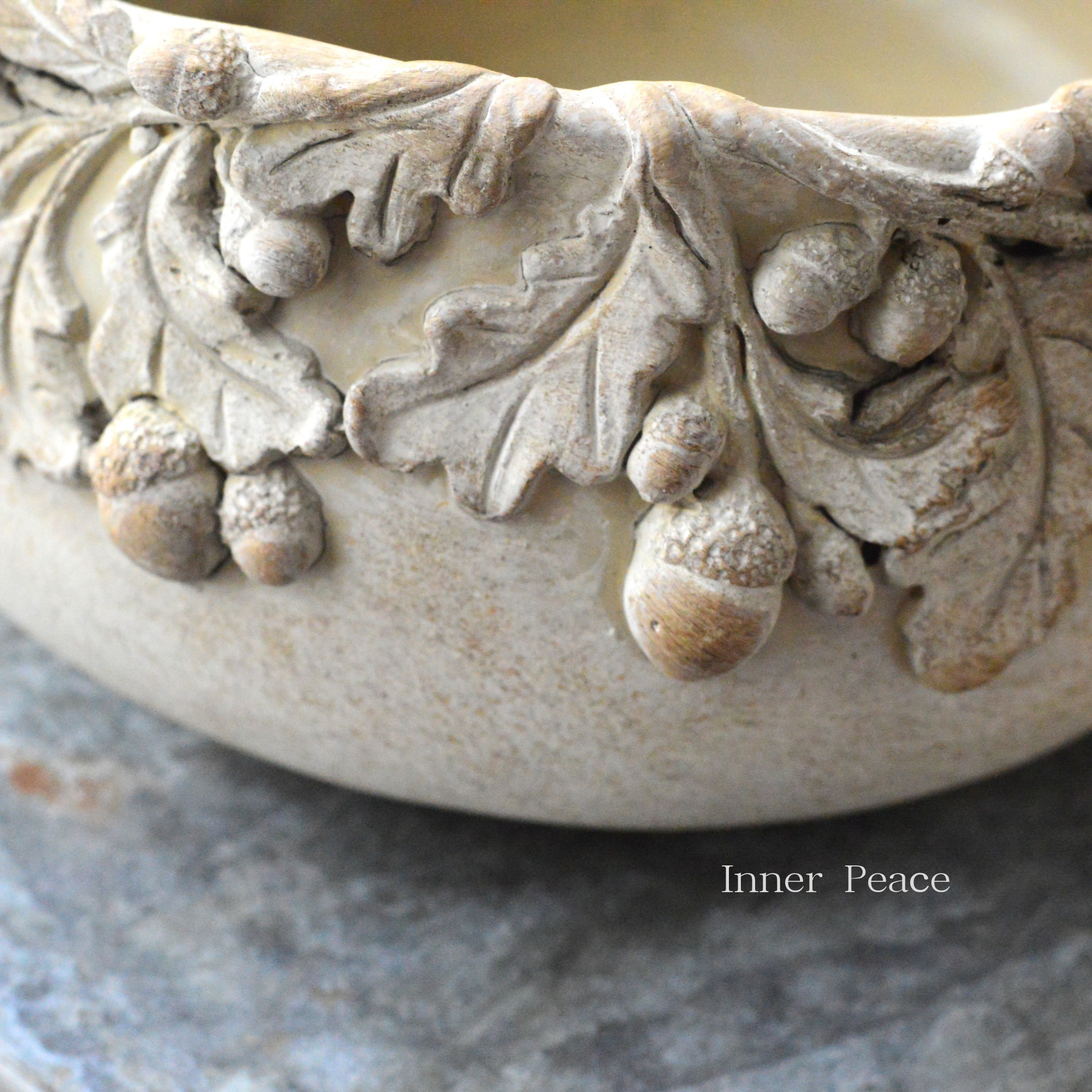 【CARNAC】 シャンタルナッツ　ボウル　『アイボリー』　　(LC072)