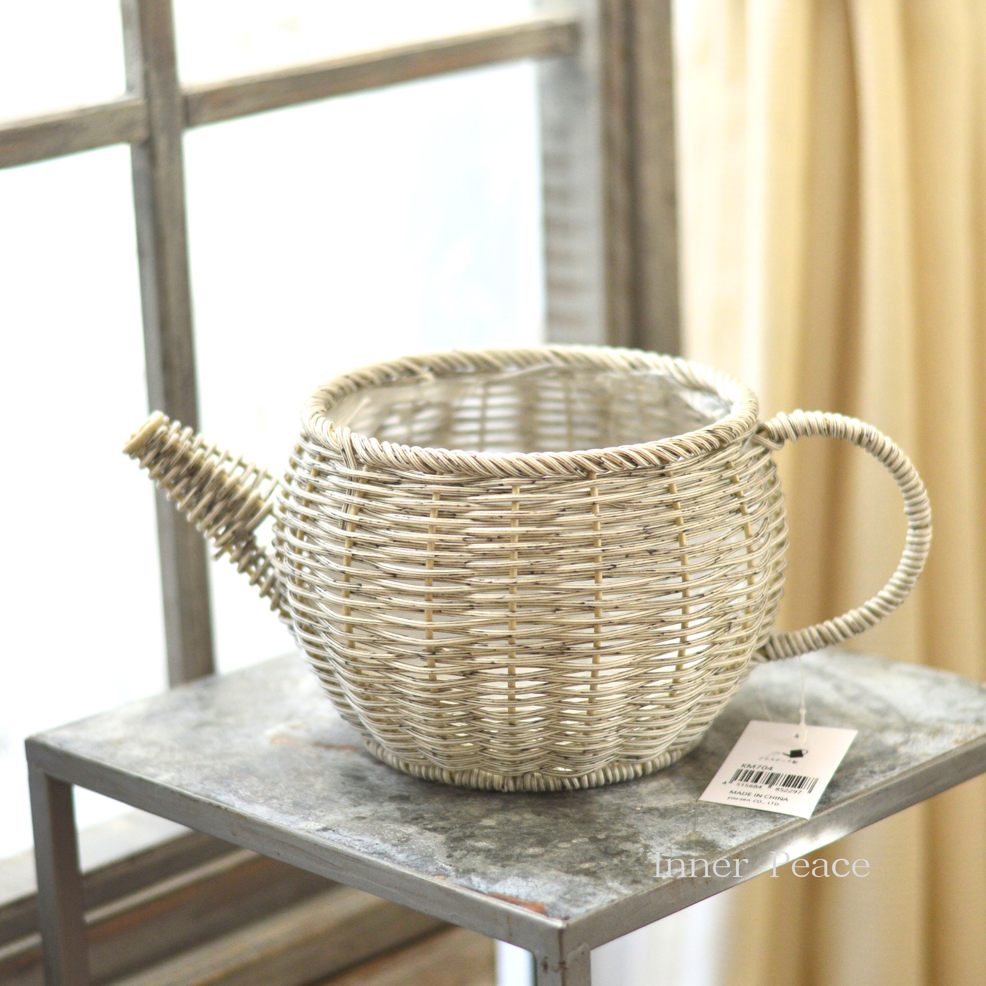 【友膳】 ガンセトポット　『S・ホワイト』　　(KM704)